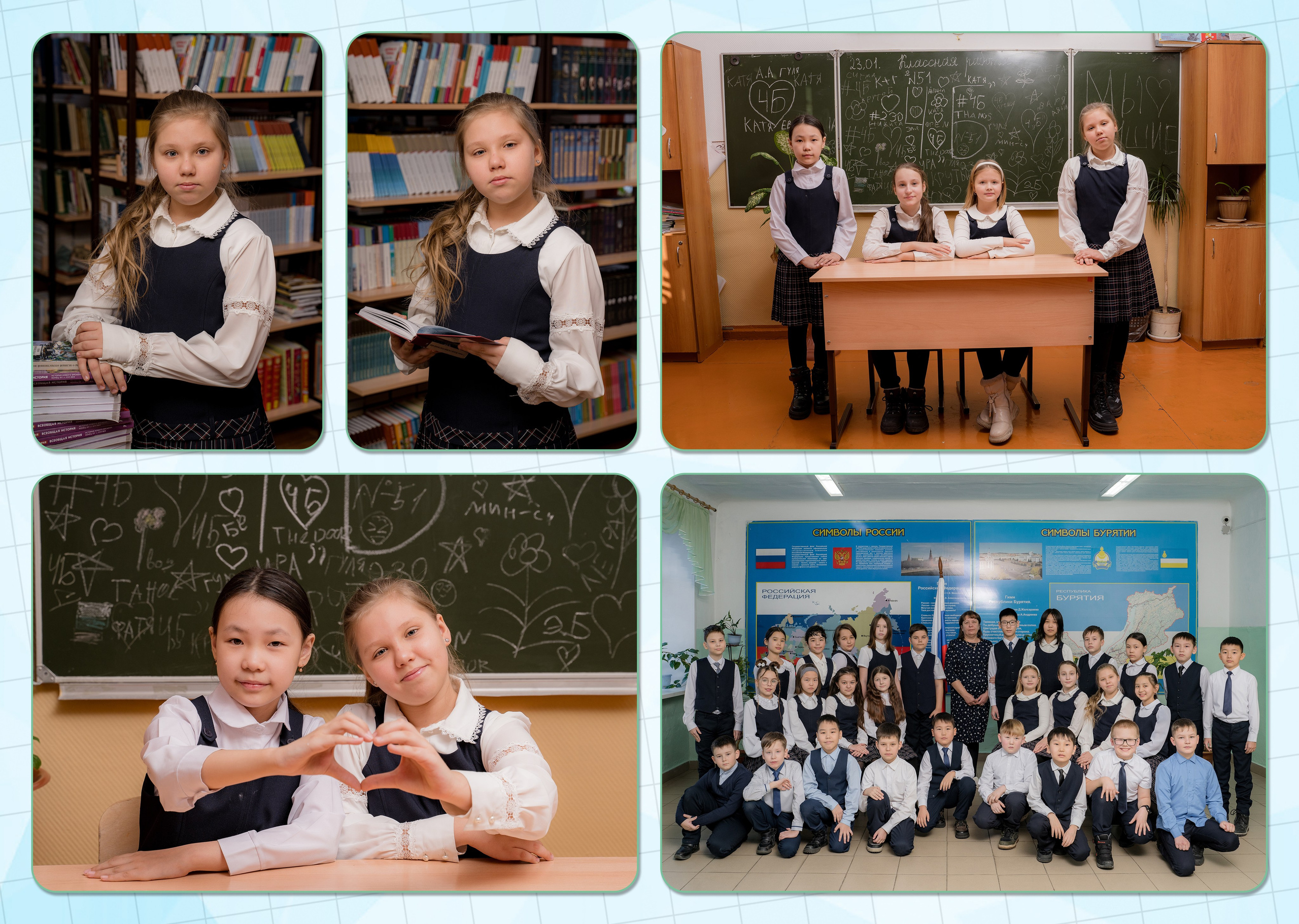 Выпускные альбомы премиум класса. Фотостудия Малина в городе Улан-Удэ. Фотограф Ирина Жарникова