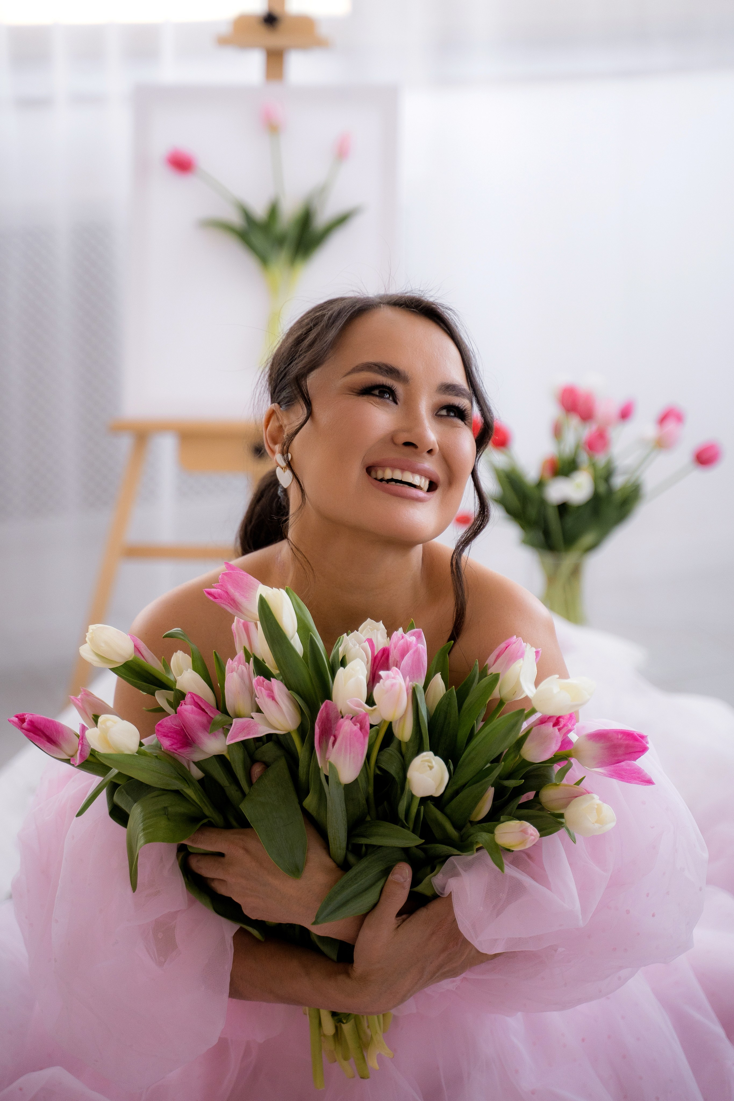 Тюльпановое настроение. Фотостудия Малина в городе Улан-Удэ. Фотограф Ирина Жарникова