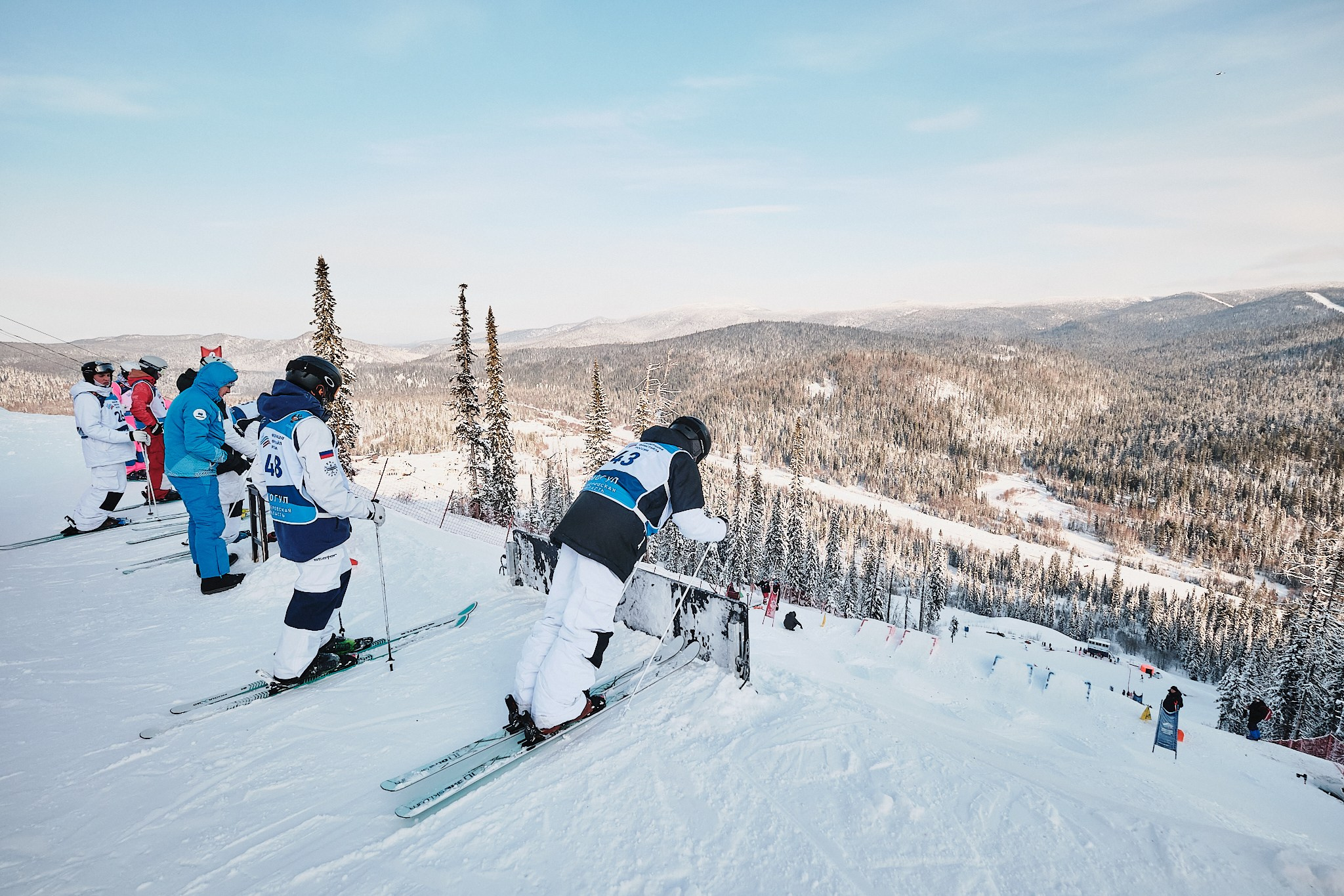 Фотосъемка соревнований по лыжному фристайлу