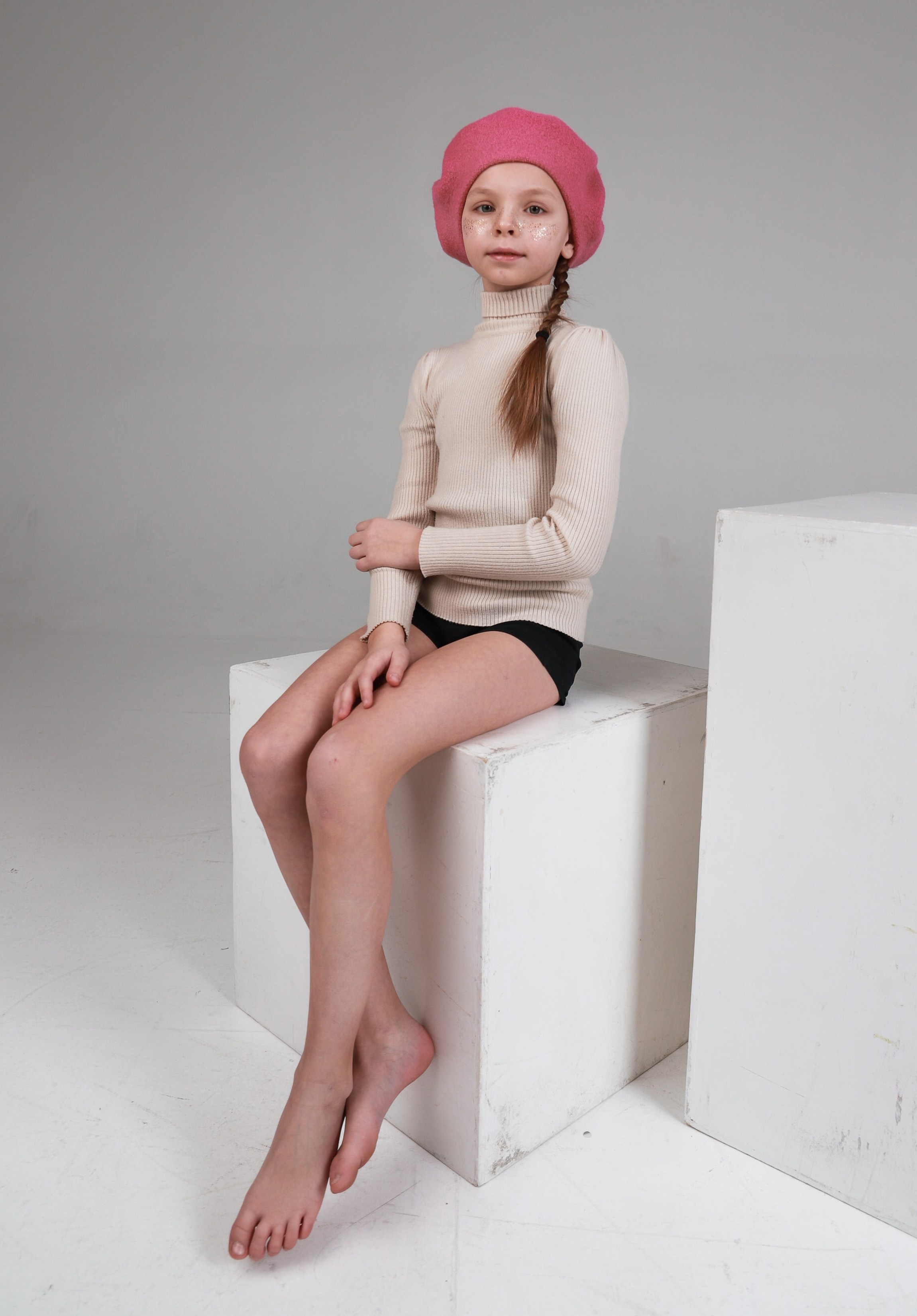 Сьемка на циклорамме. Фотограф Юлия Мальцева