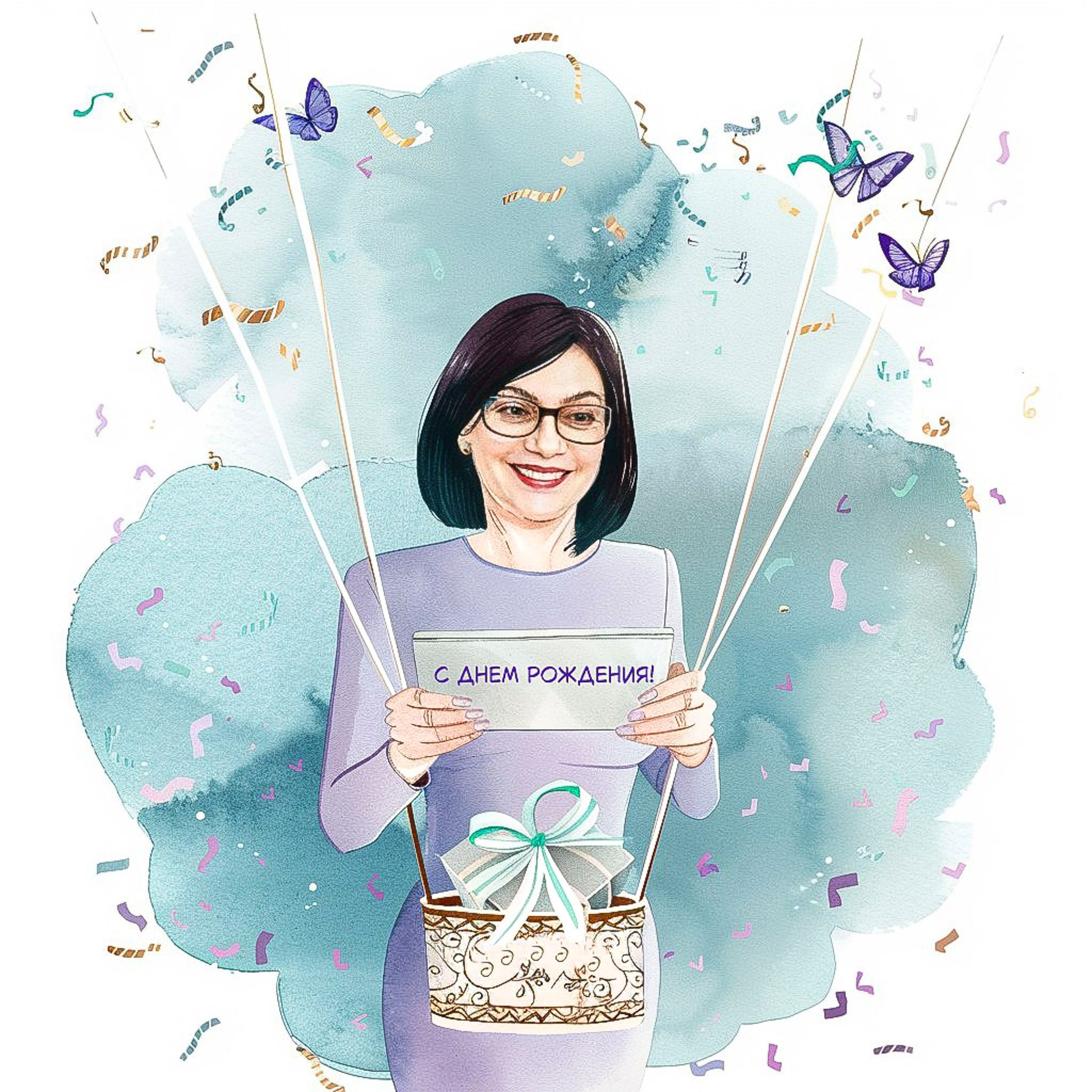 Нейрофотосессия для Надежды. С Днем рождения. ФотоХудожник Харитонова Ирина г. Санкт-Петербург