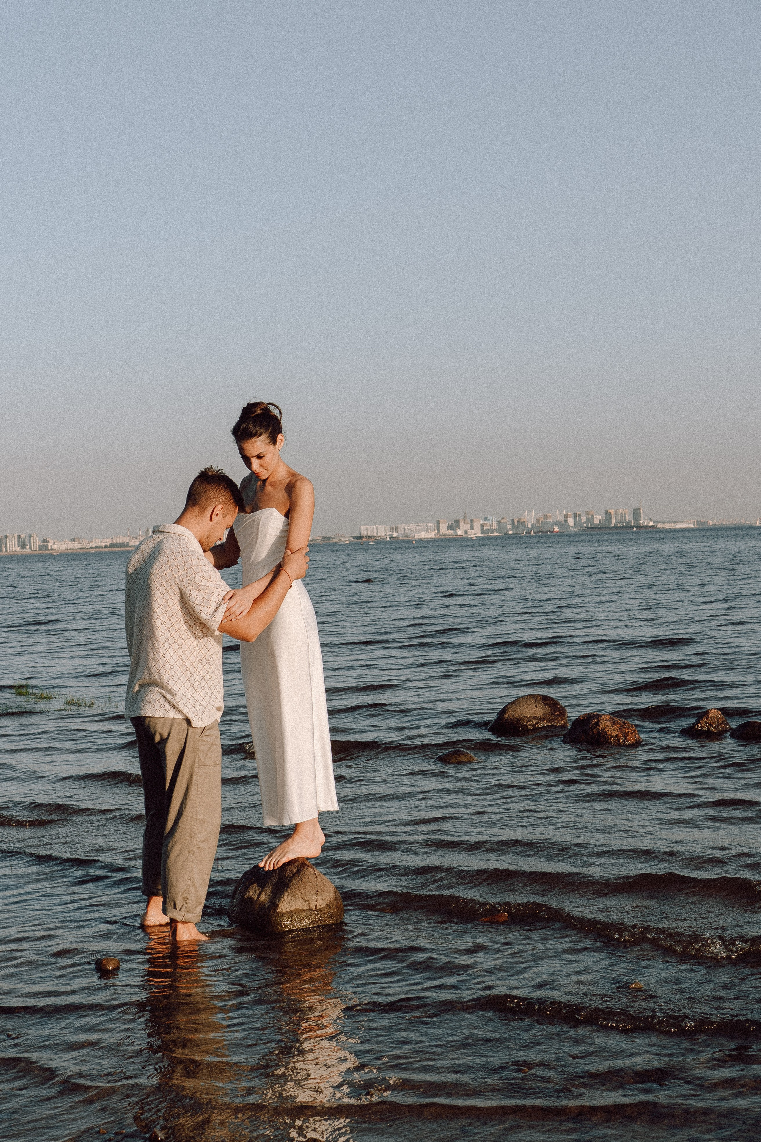 СВАДЕБНАЯ ФОТОСЕССИЯ ВЫЕЗДНОЙ ЦЕРЕМОНИИ (ФИНСКИЙ ЗАЛИВ). Профессиональный фотограф, Санкт-Петербург — Виктория Богомолова