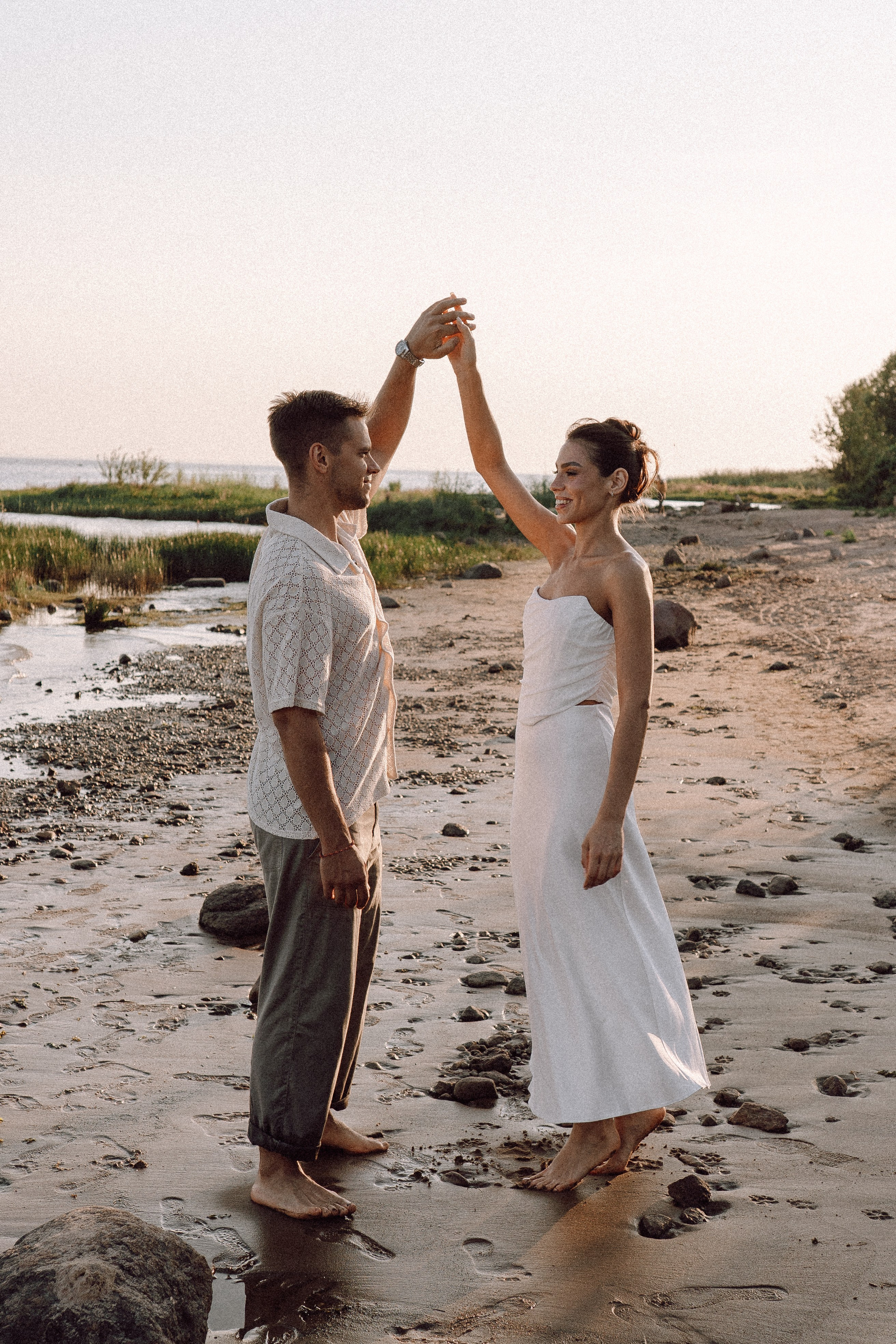 СВАДЕБНАЯ ФОТОСЕССИЯ ВЫЕЗДНОЙ ЦЕРЕМОНИИ (ФИНСКИЙ ЗАЛИВ). Профессиональный фотограф, Санкт-Петербург — Виктория Богомолова