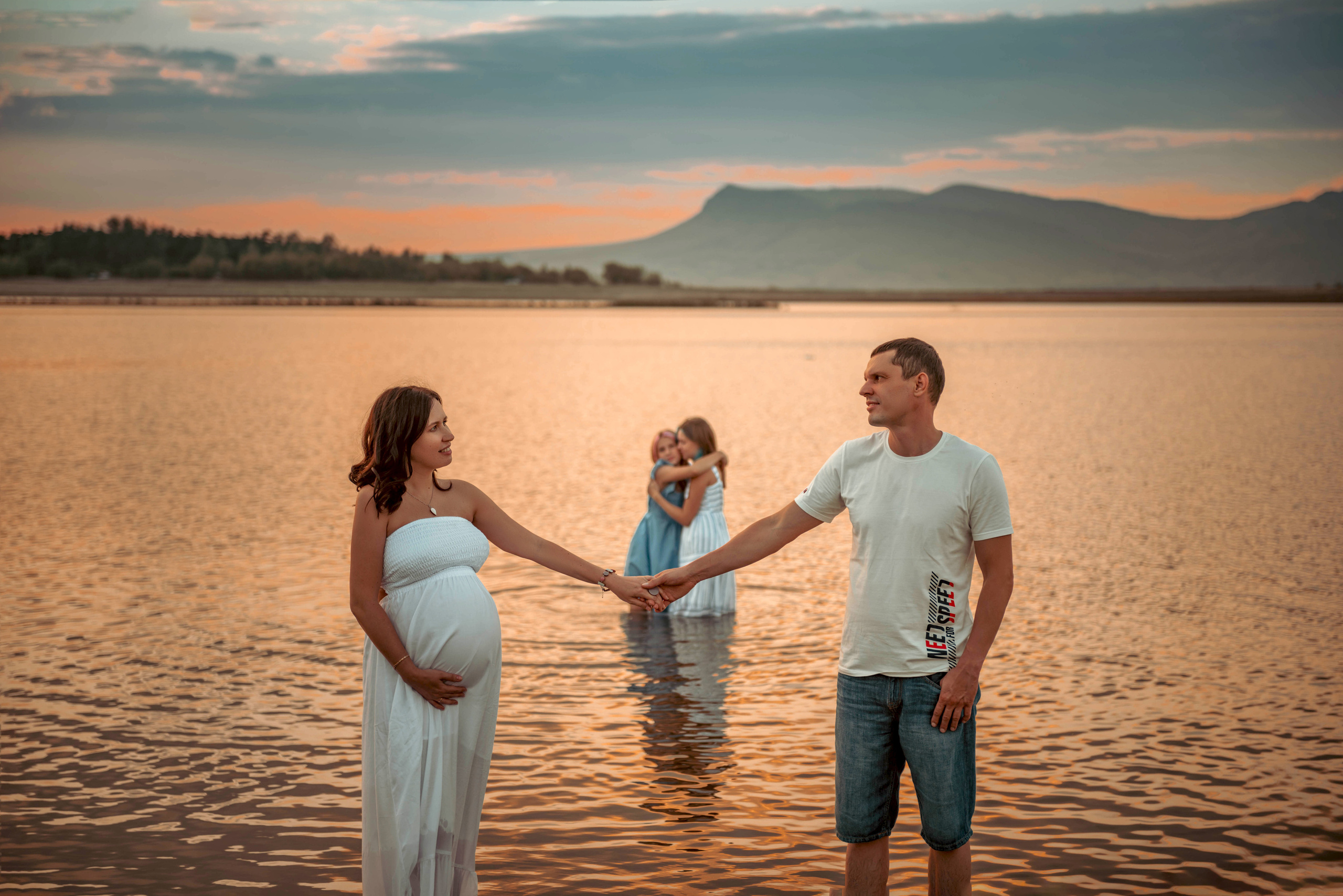 яркая фотосессия на природе