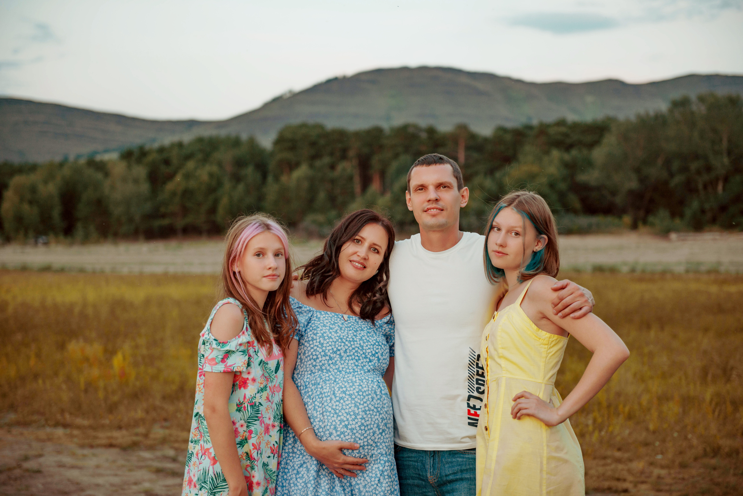 Ольга и её семья. Семейный и свадебный фотограф в Абакане Юлия Су