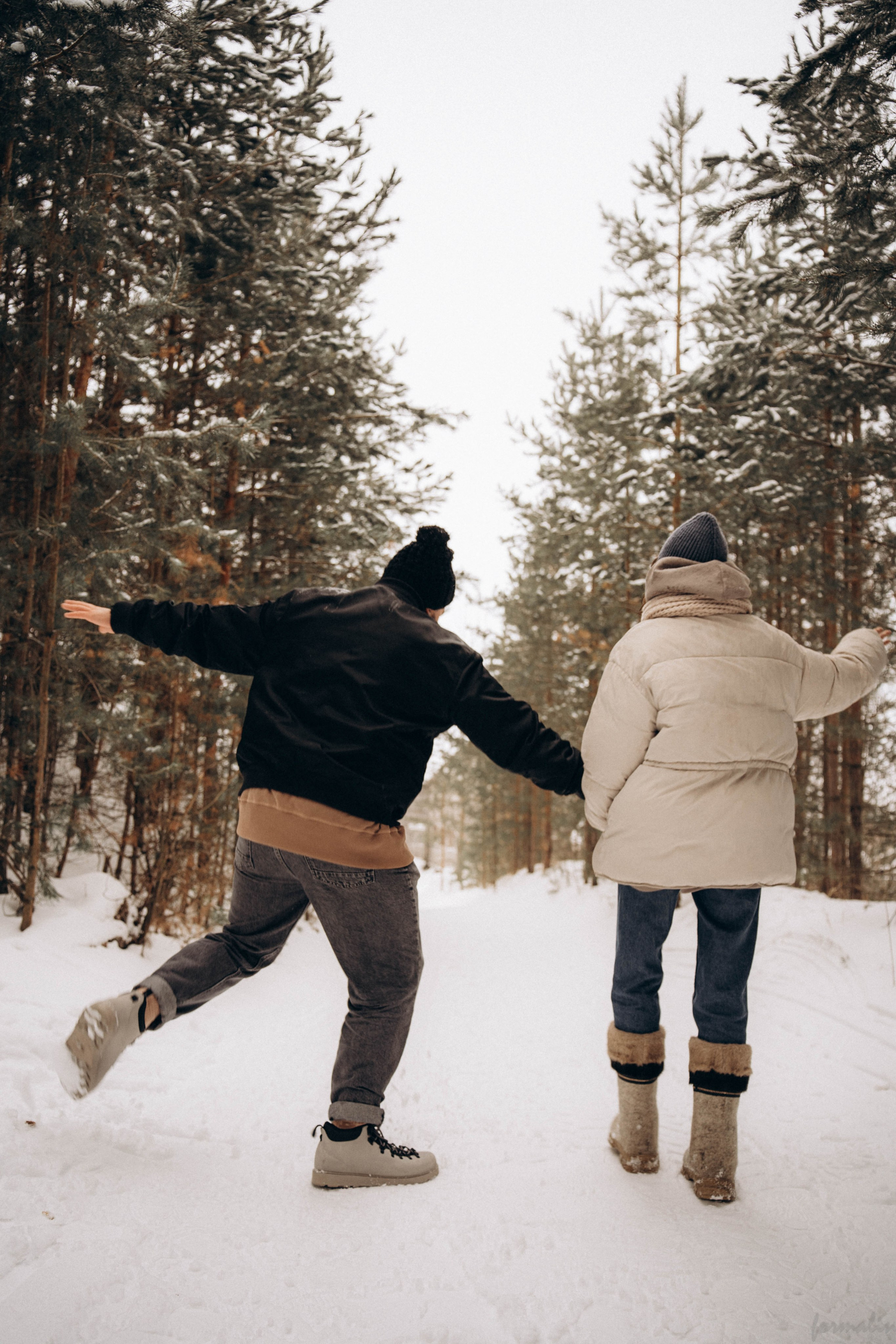 Романтичный снегопад. Алиса Никитцова | Фотограф в Казани