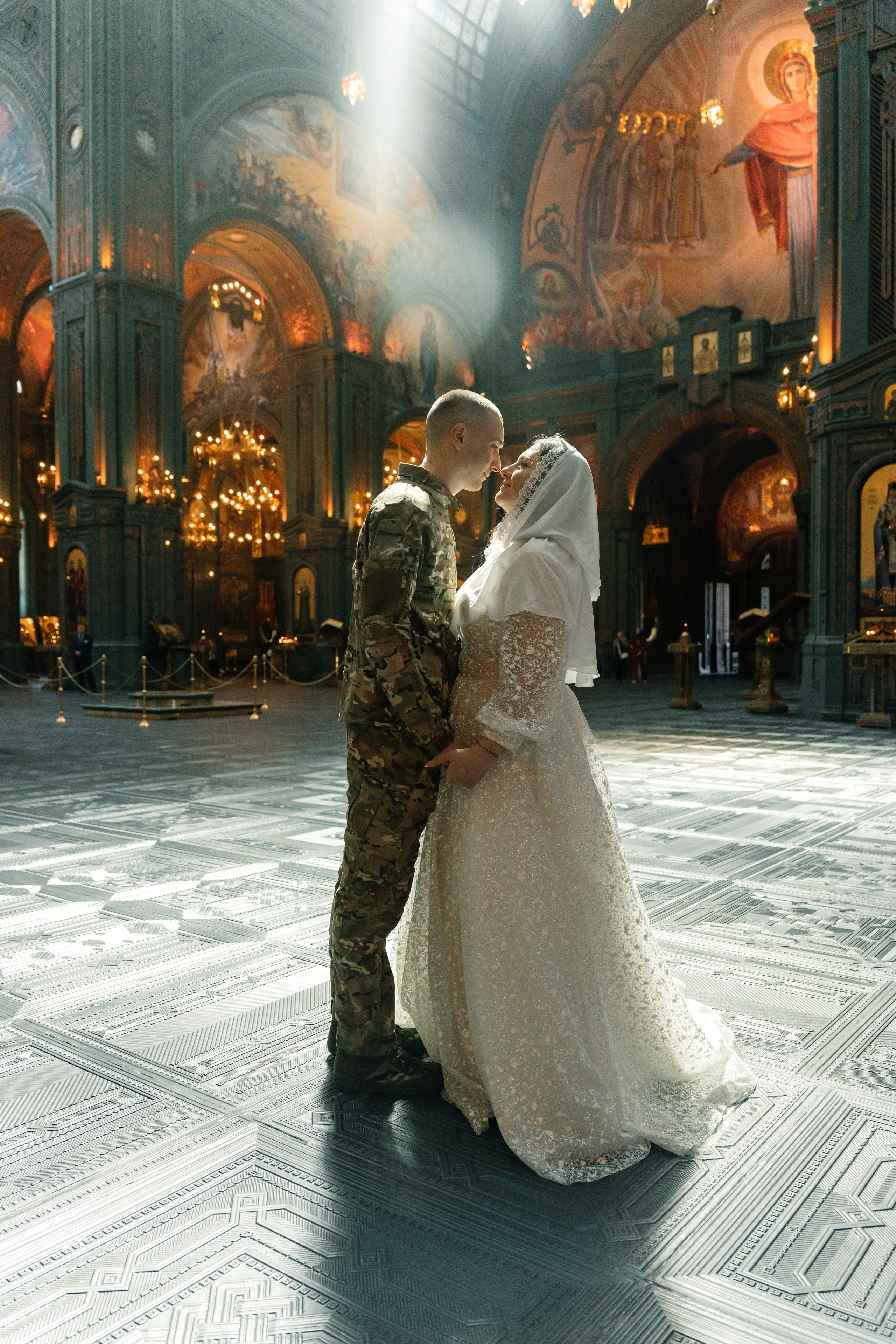 Венчание в Главном храме вооруженных сил (Патриот). Семейный фотограф Одинцово Москва Наталия Черенкова