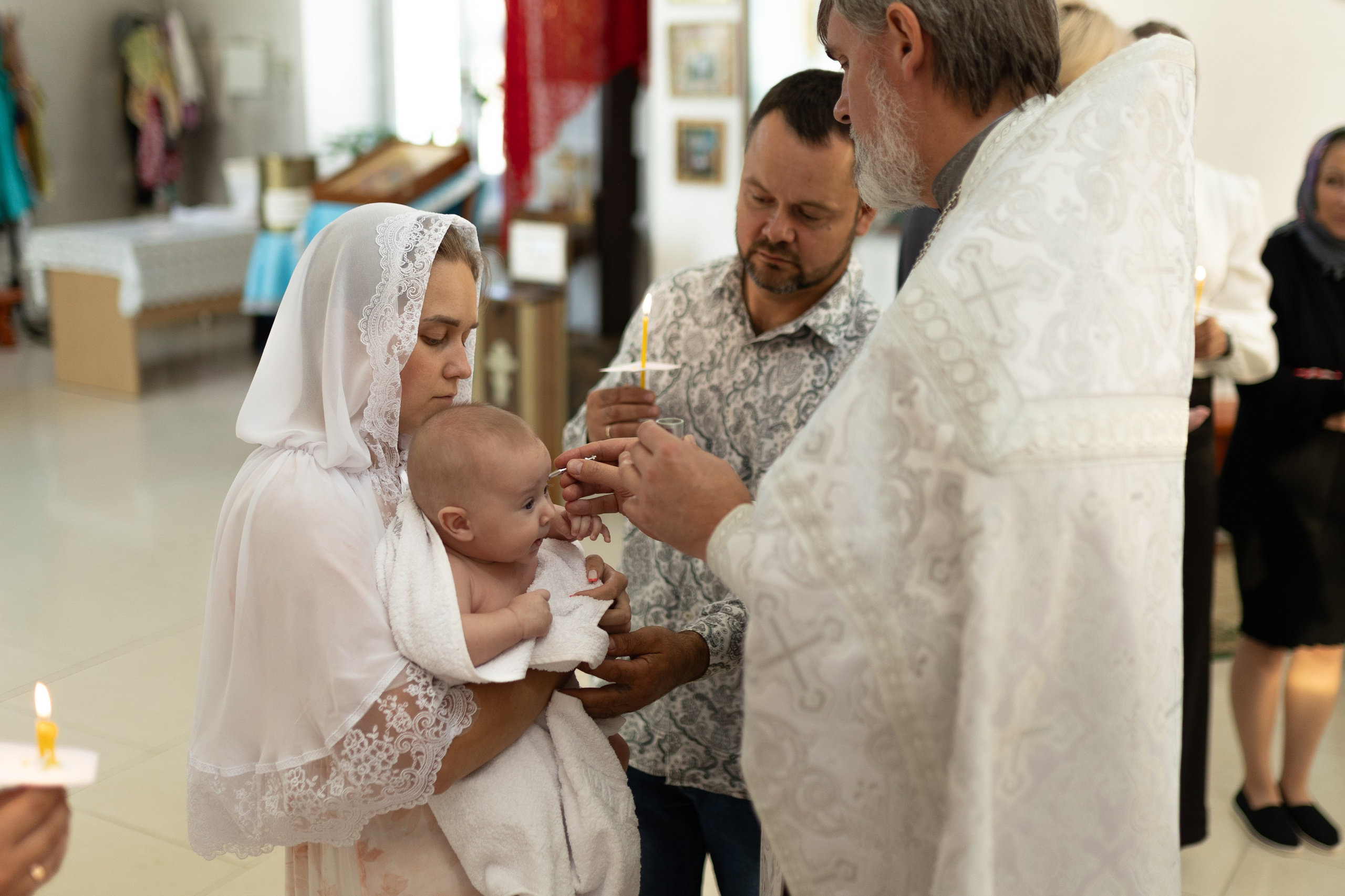 Крещение Артёма (все фото с таинсвта крещения). Фотограф новорожденных. Детский и семейный фотограф Марьяна Юдина