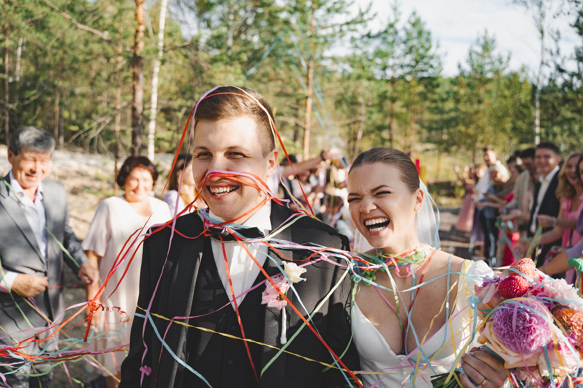 Запах цвета корал, фуксия, оранж. Свадебный фотограф Александр Осипов
