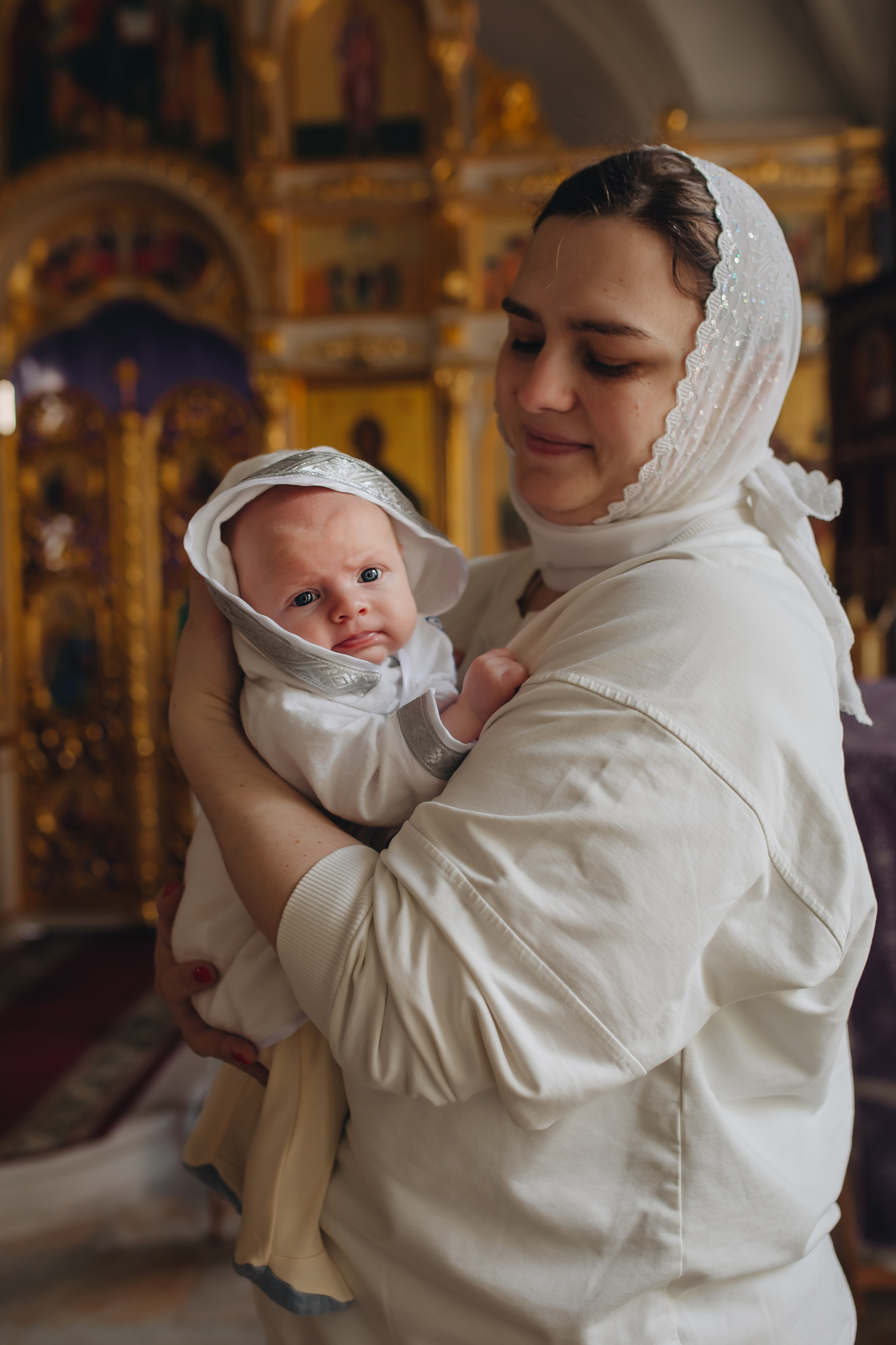 Крещение в светлом Храме. Семейный и детский фотограф в Москве Дорогова Екатерина