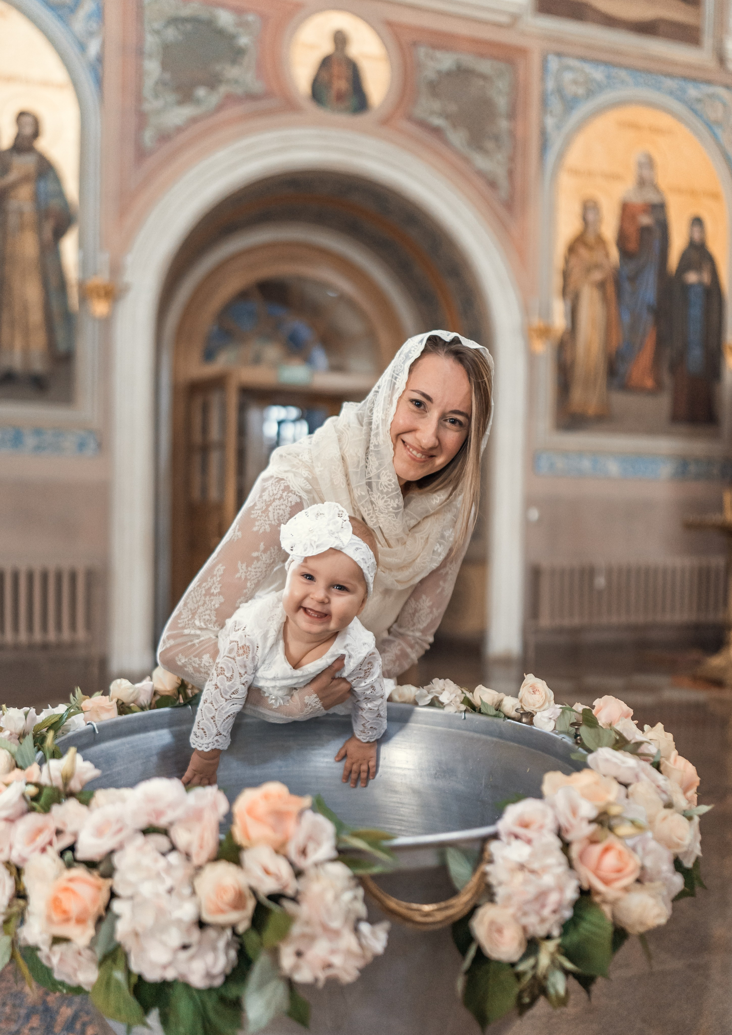 Крещение, Никольский храм Заяицкий. Семейный фотограф и фотограф на таинства в Москве Юлия Калайджян