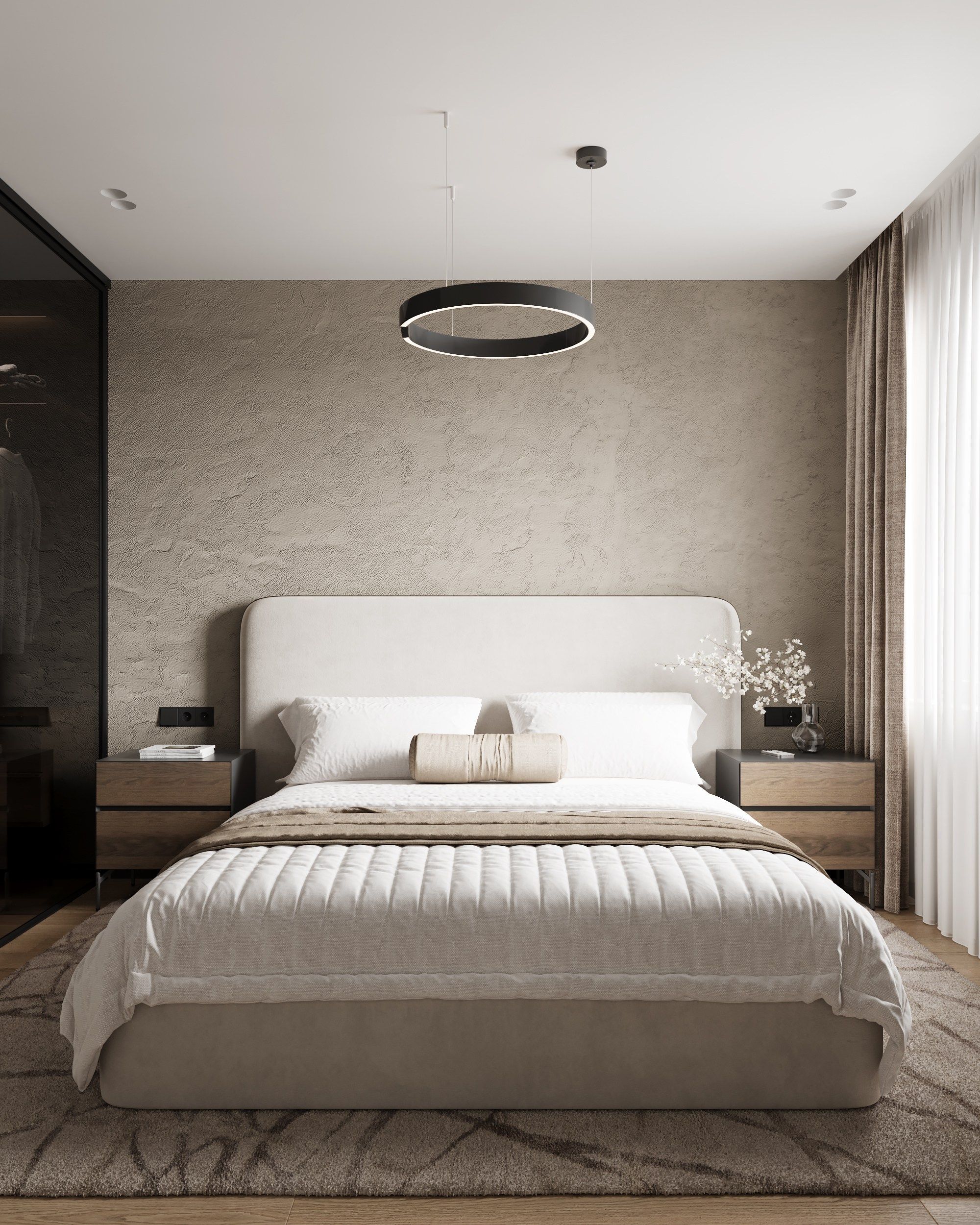 Modern Beige. Дизайн интерьера | 3D визуализация | Миланская Марина