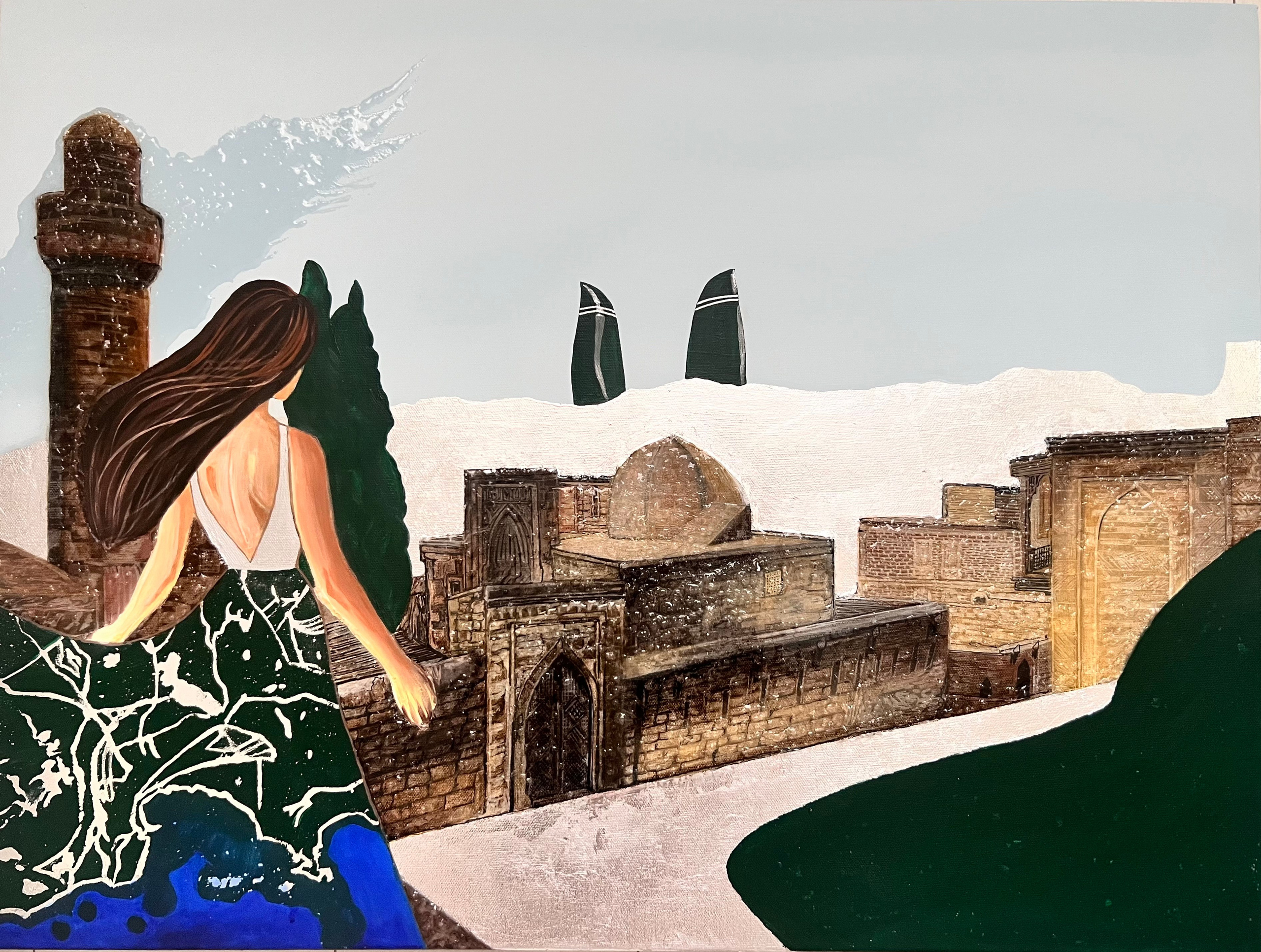 Серия «Волшебница Изумрудного Востока». Картины пейзаж