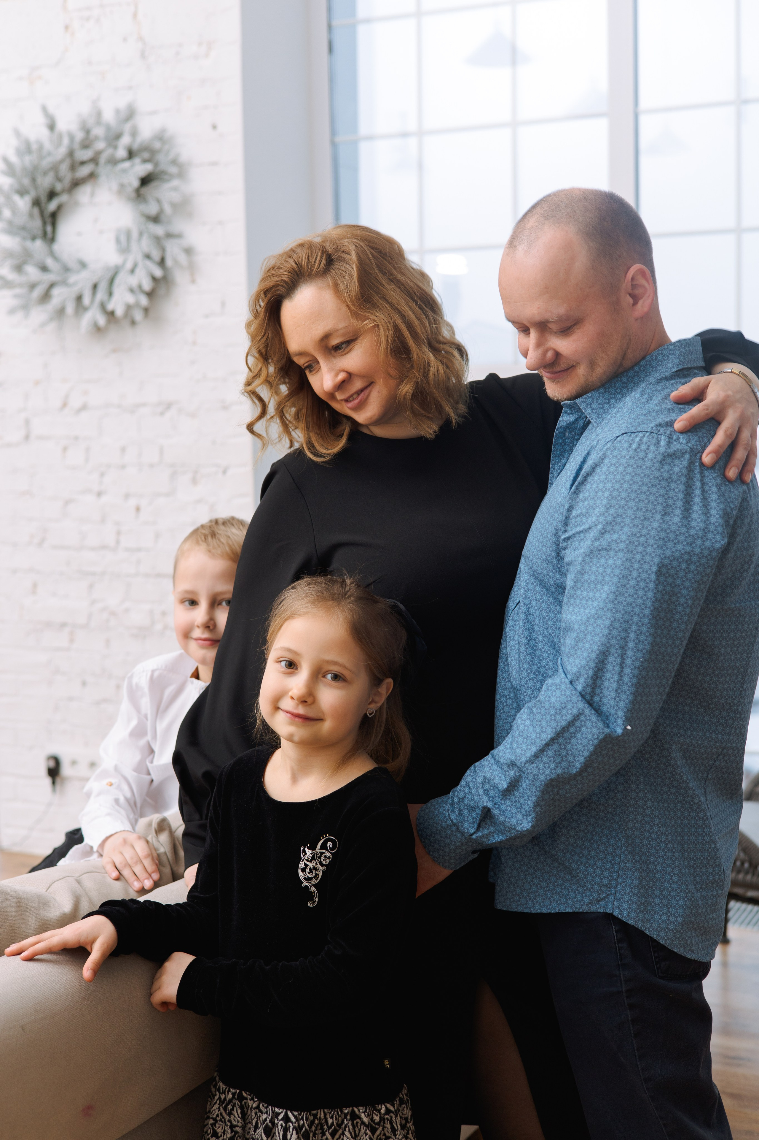 Семейная. Артур Надя и дети. Женский и семейный фотограф в Томске Алиса Качан