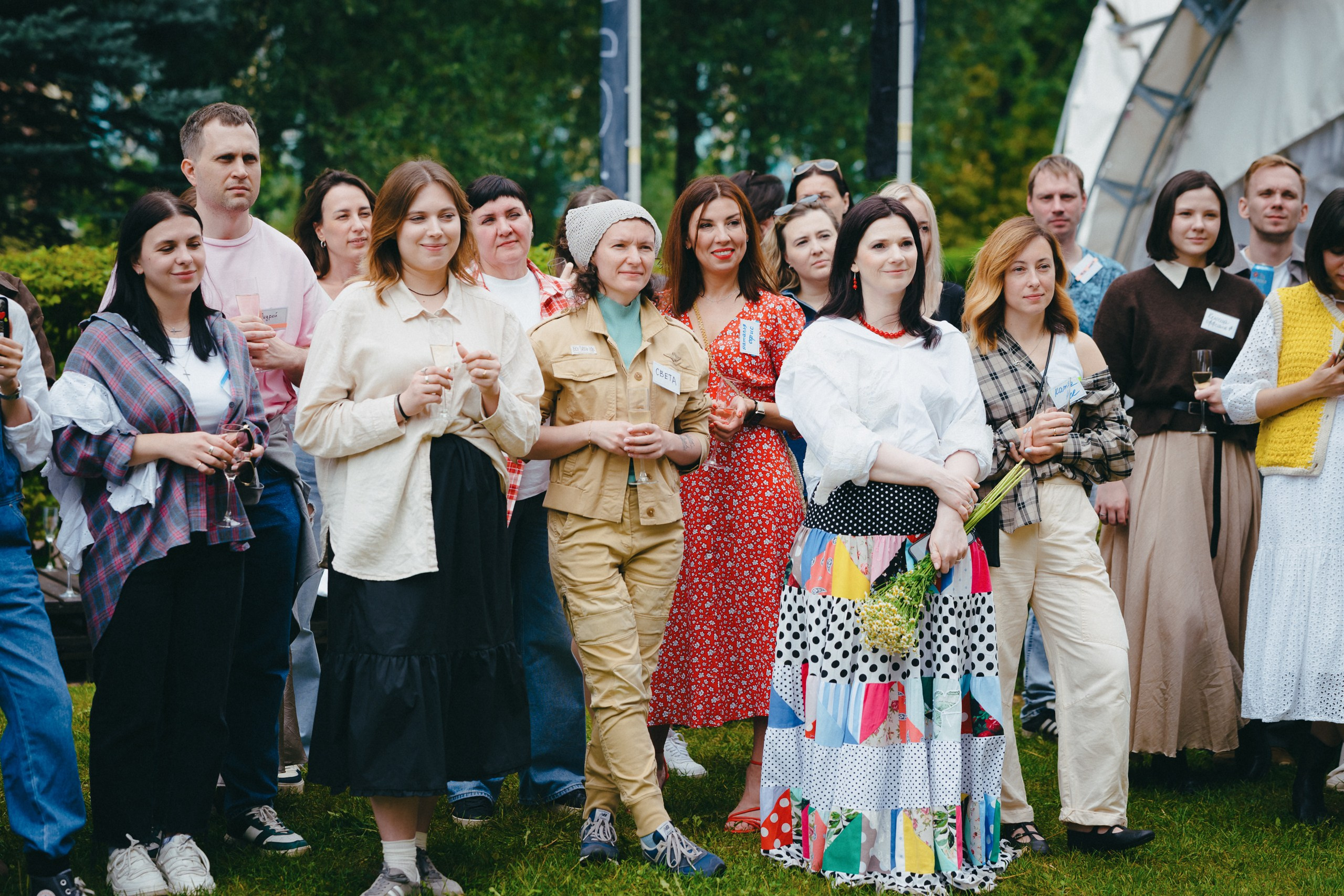 Корпоратив летом под открытым небом. Komonev