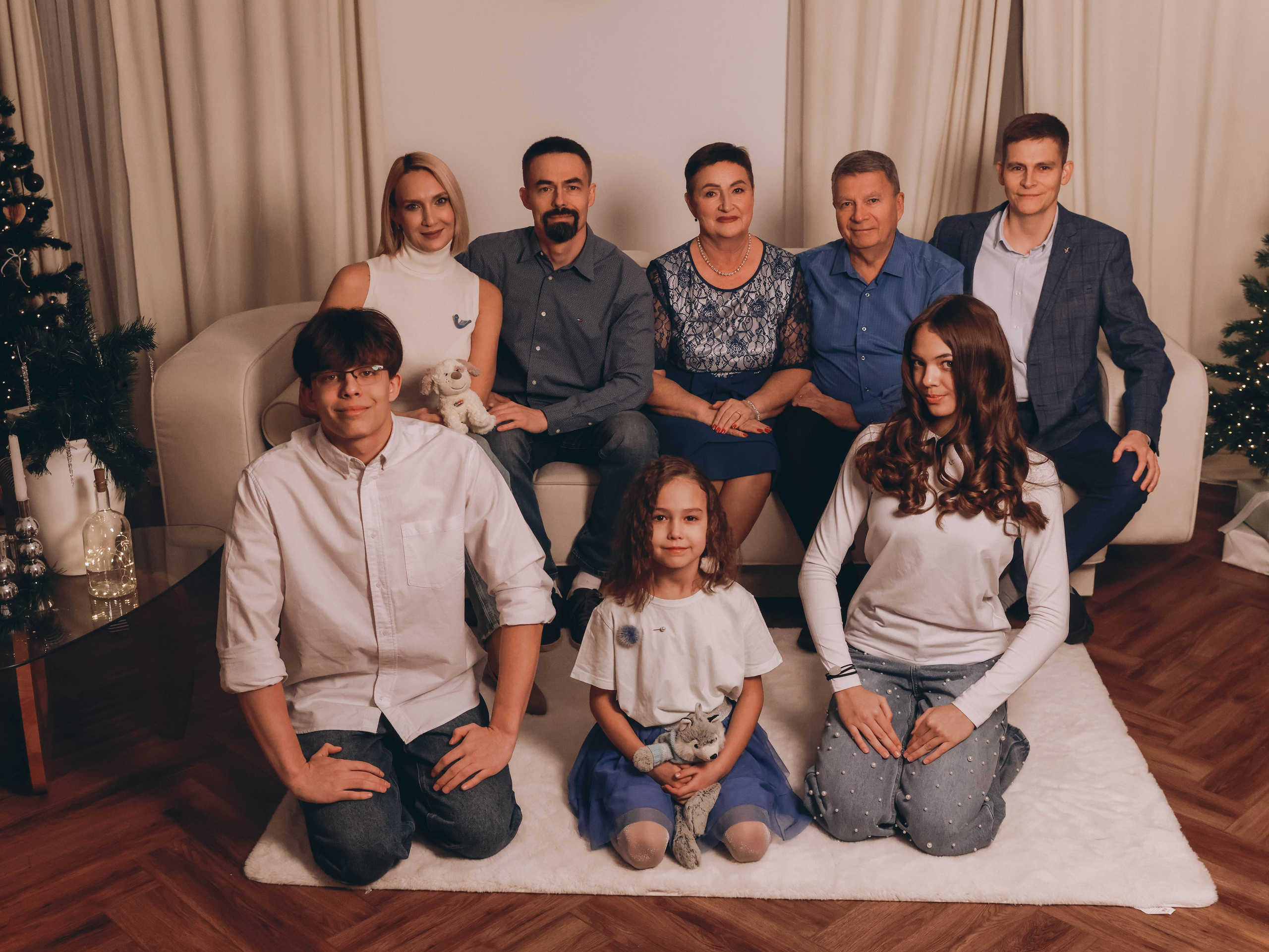 Большая семья. Мультифотограф Динара Ахмедзянова