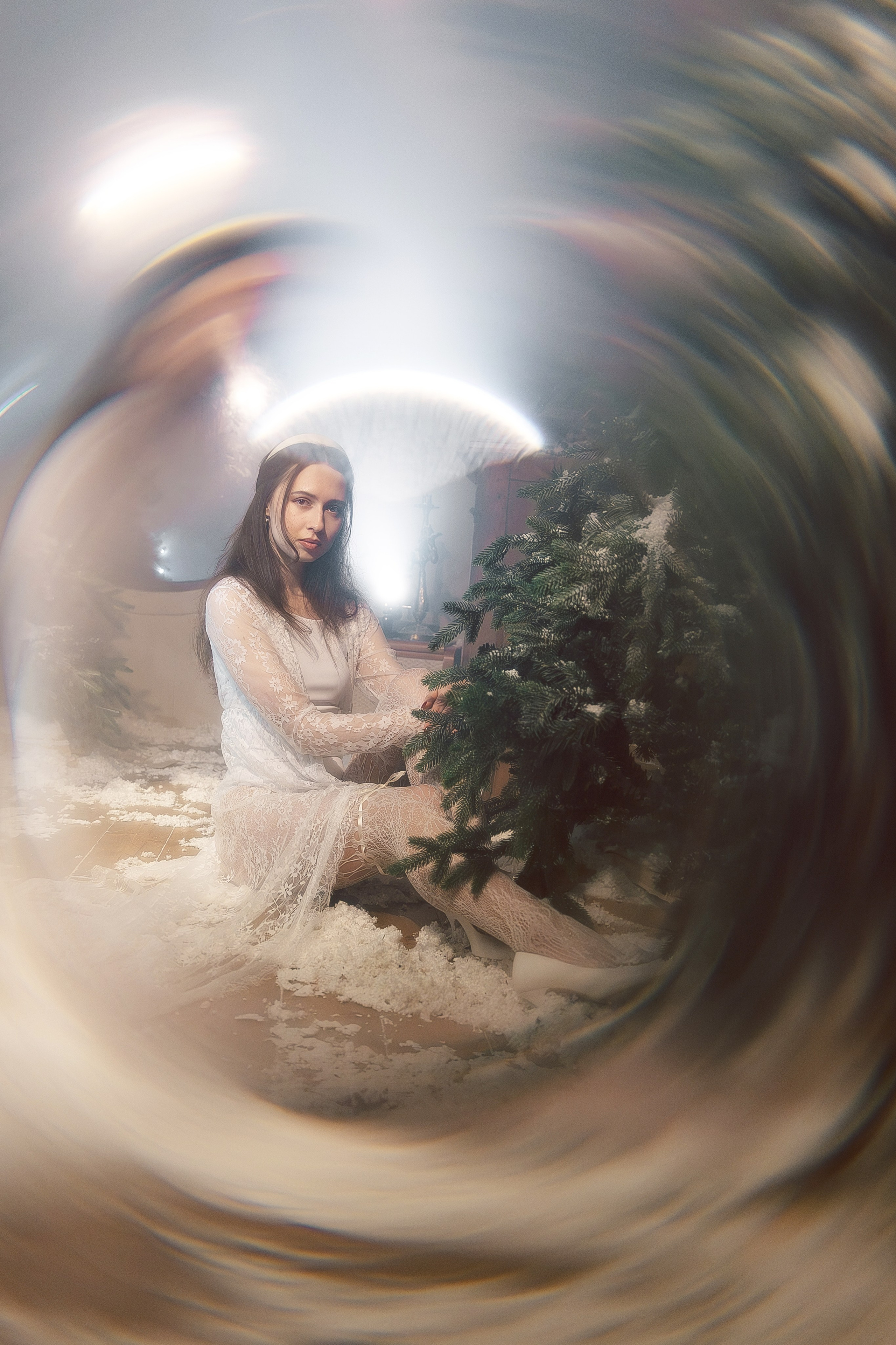 Зимняя сказка на чердаке. Семейный и женский фотограф в Москве Надежда Воробьева