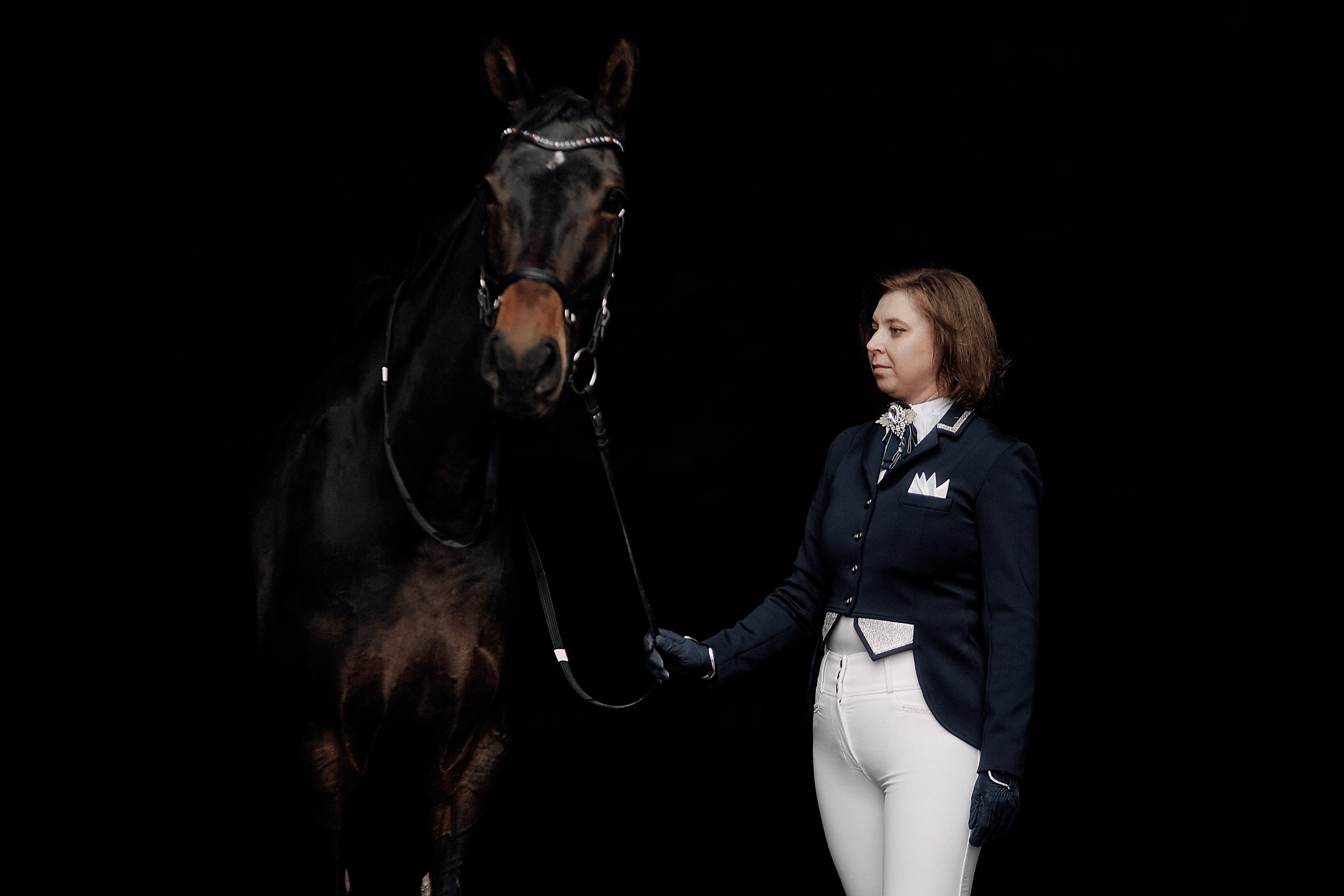 Конные фотографии с Анной