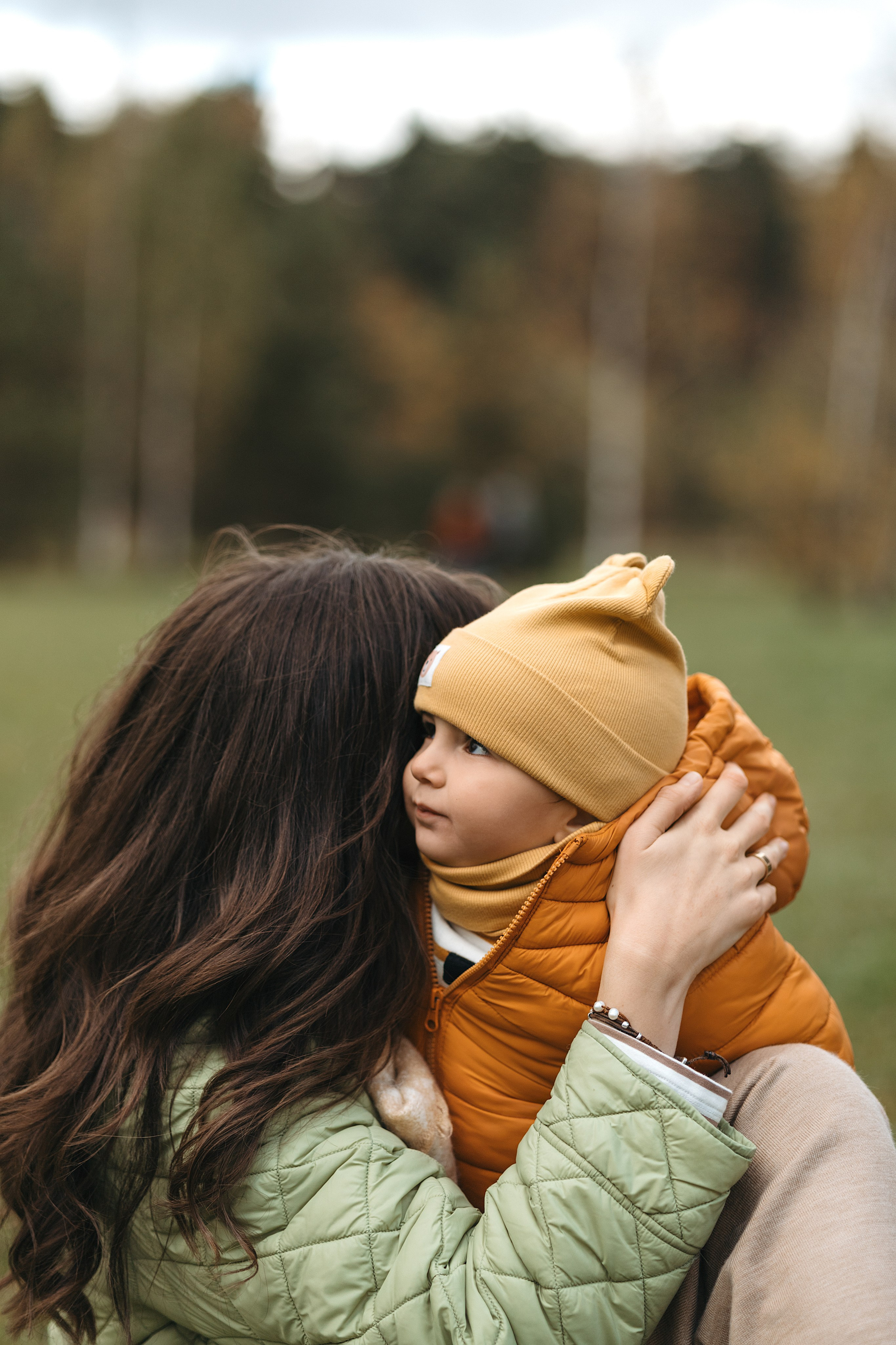 Осенняя семейная съемка. Фотограф Анималист в Москве Анастасия Жучкова