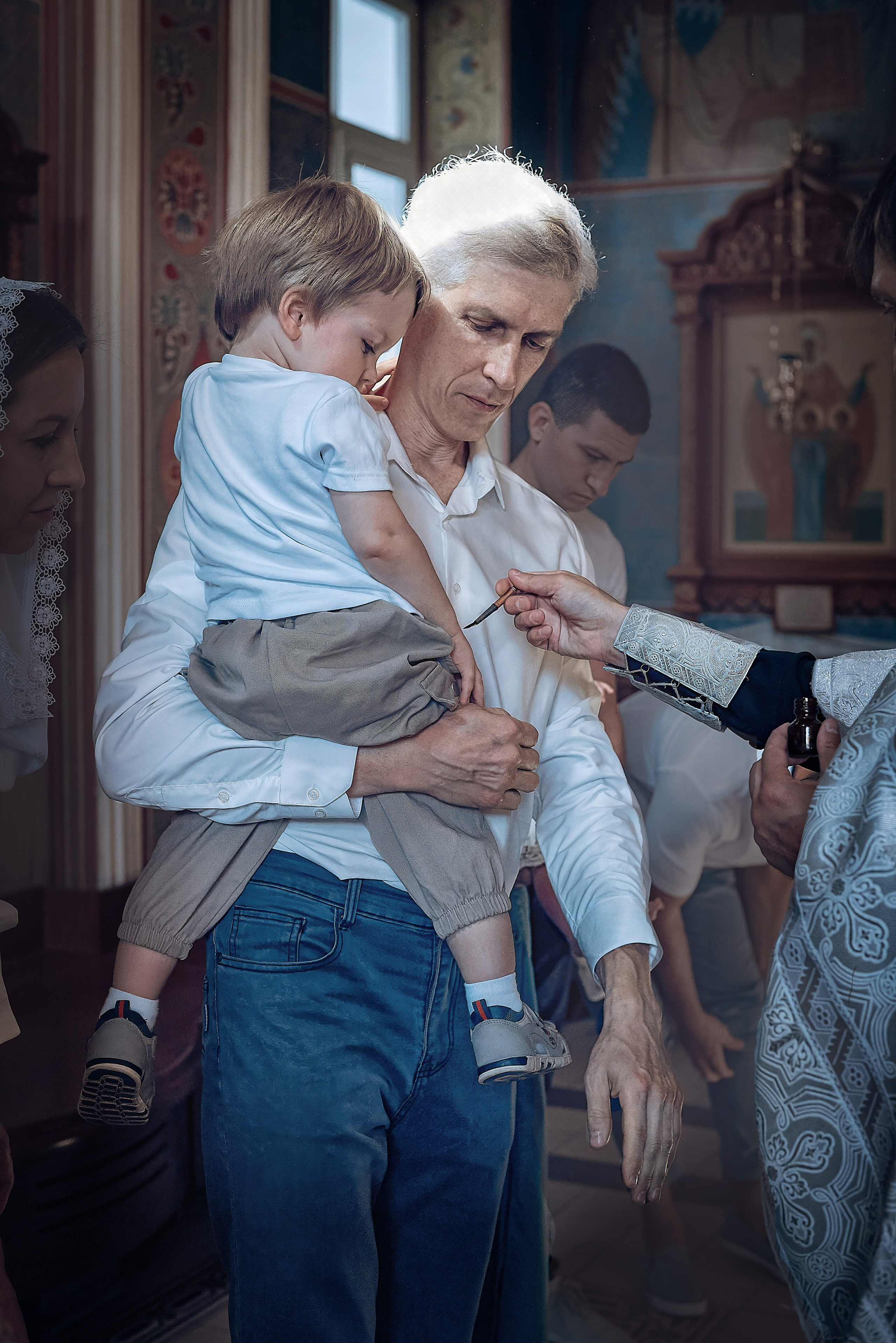 Сьемка крещения в Красноярске. Фотограф на крещение в Красноярске. Фотографы крещения/венчания  Красноярск Татьяна и Вячеслав Переваловы