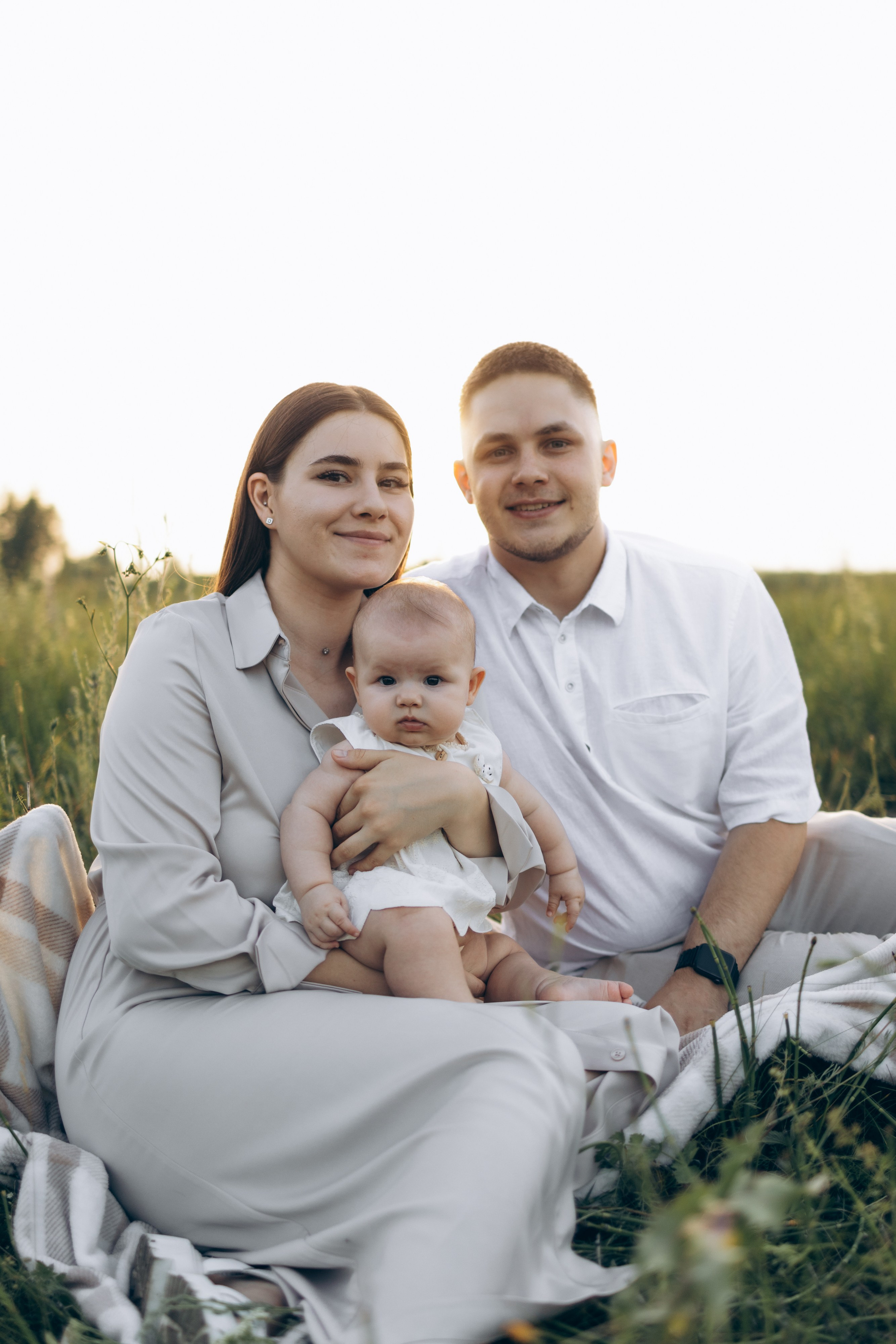 Семейная Фотосессия в поле в Казани