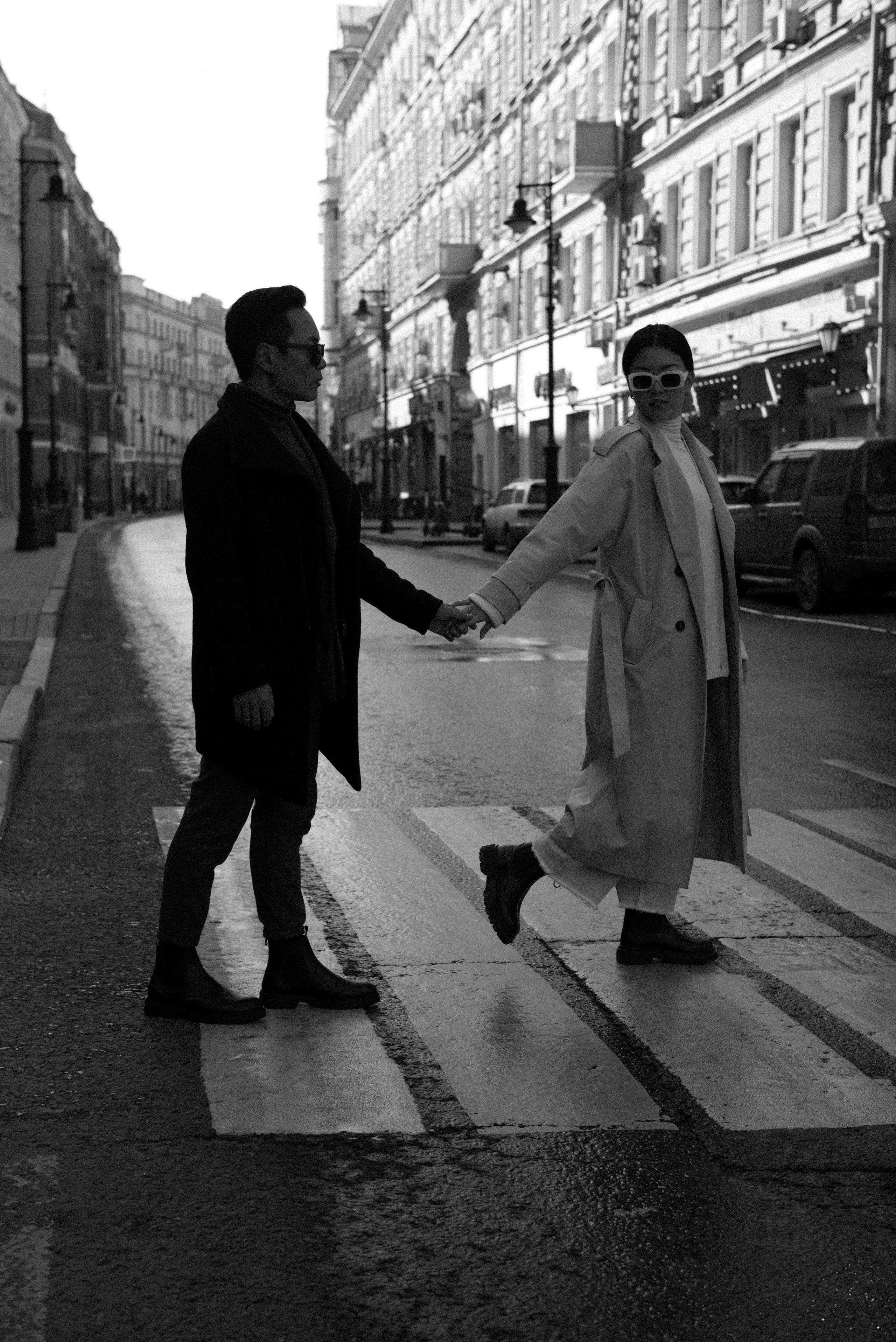 Денис и Александра, чб. Бренд-фотограф для экспертов и блогеров в Москве Влада Горбовская