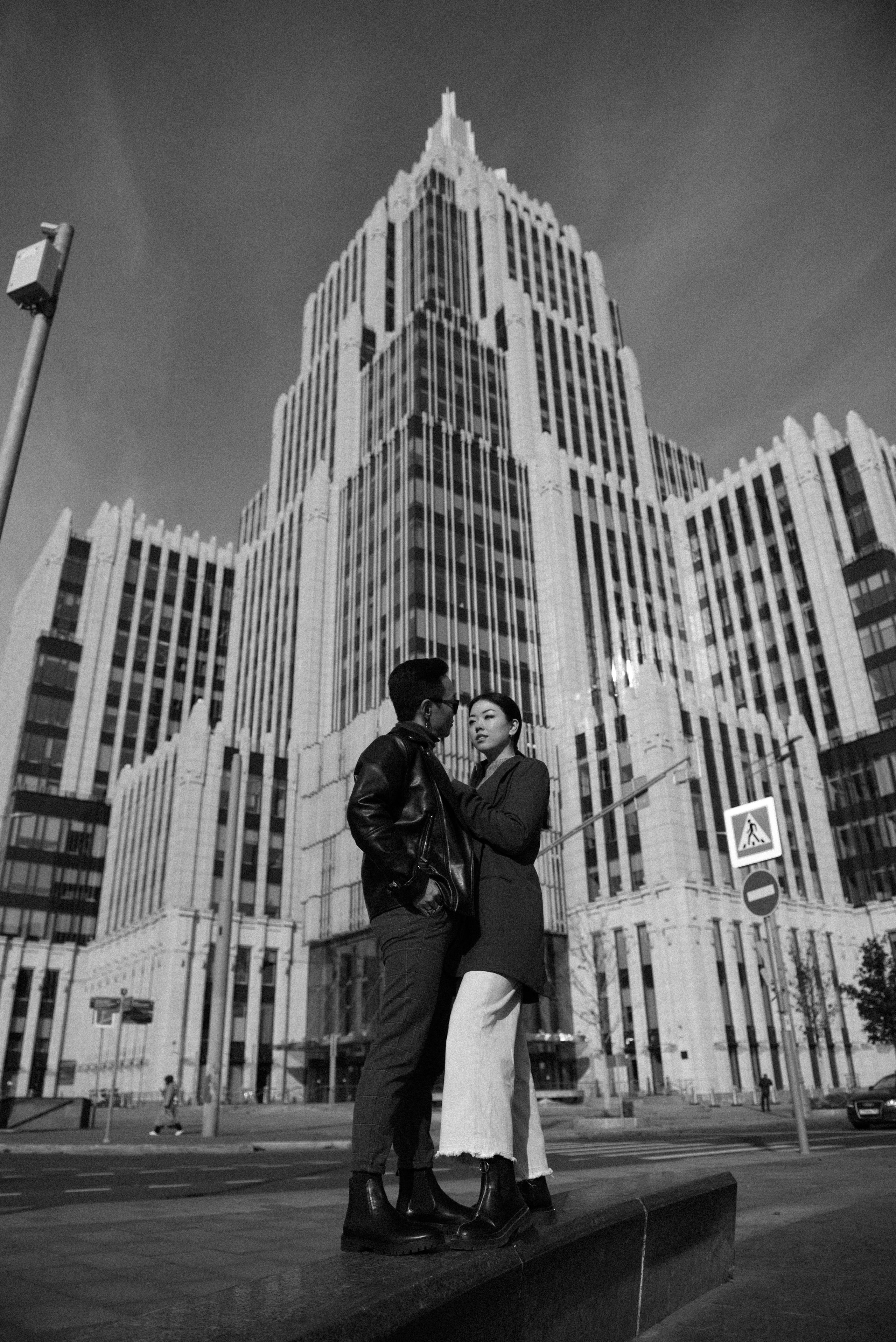 Денис и Александра, чб. Бренд-фотограф для экспертов и блогеров в Москве Влада Горбовская