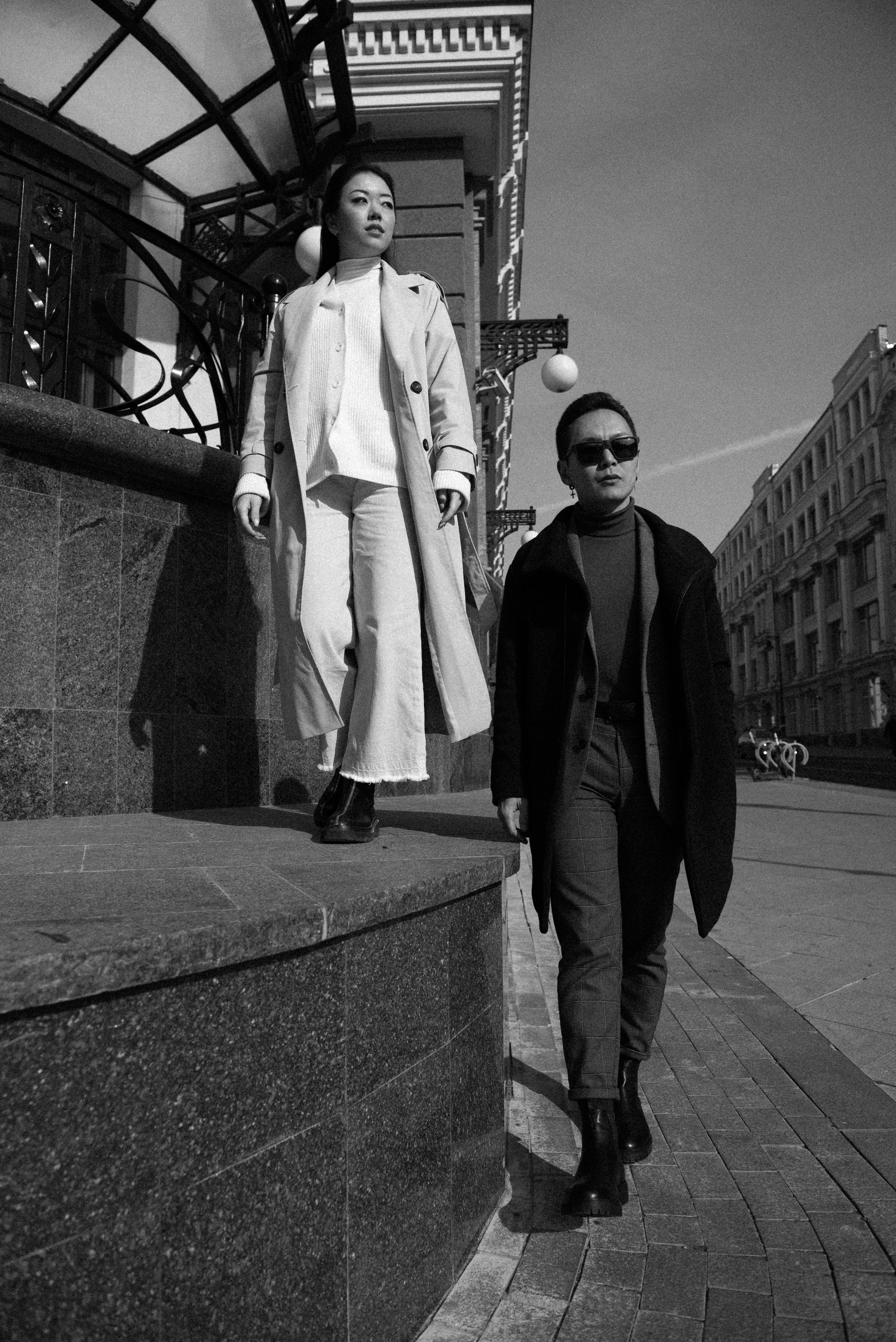 Денис и Александра, чб. Бренд-фотограф для экспертов и блогеров в Москве Влада Горбовская