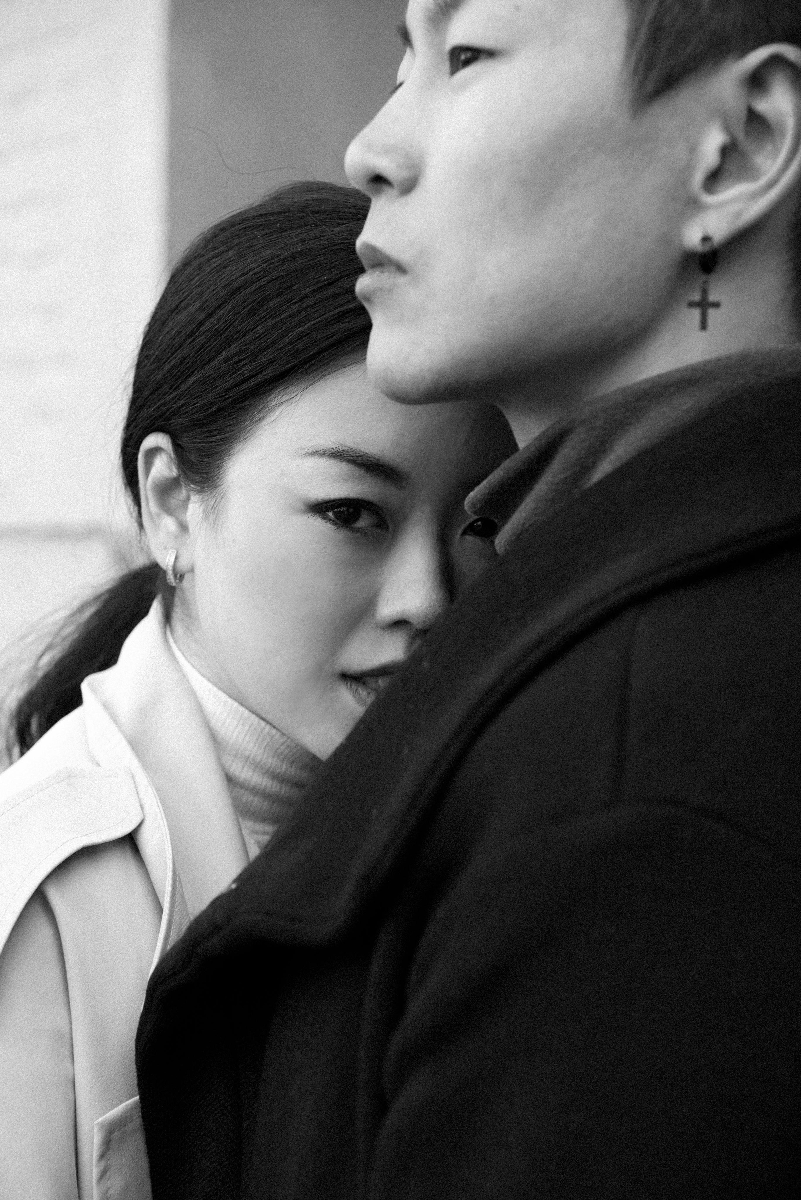 Денис и Александра, чб. Бренд-фотограф для экспертов и блогеров в Москве Влада Горбовская