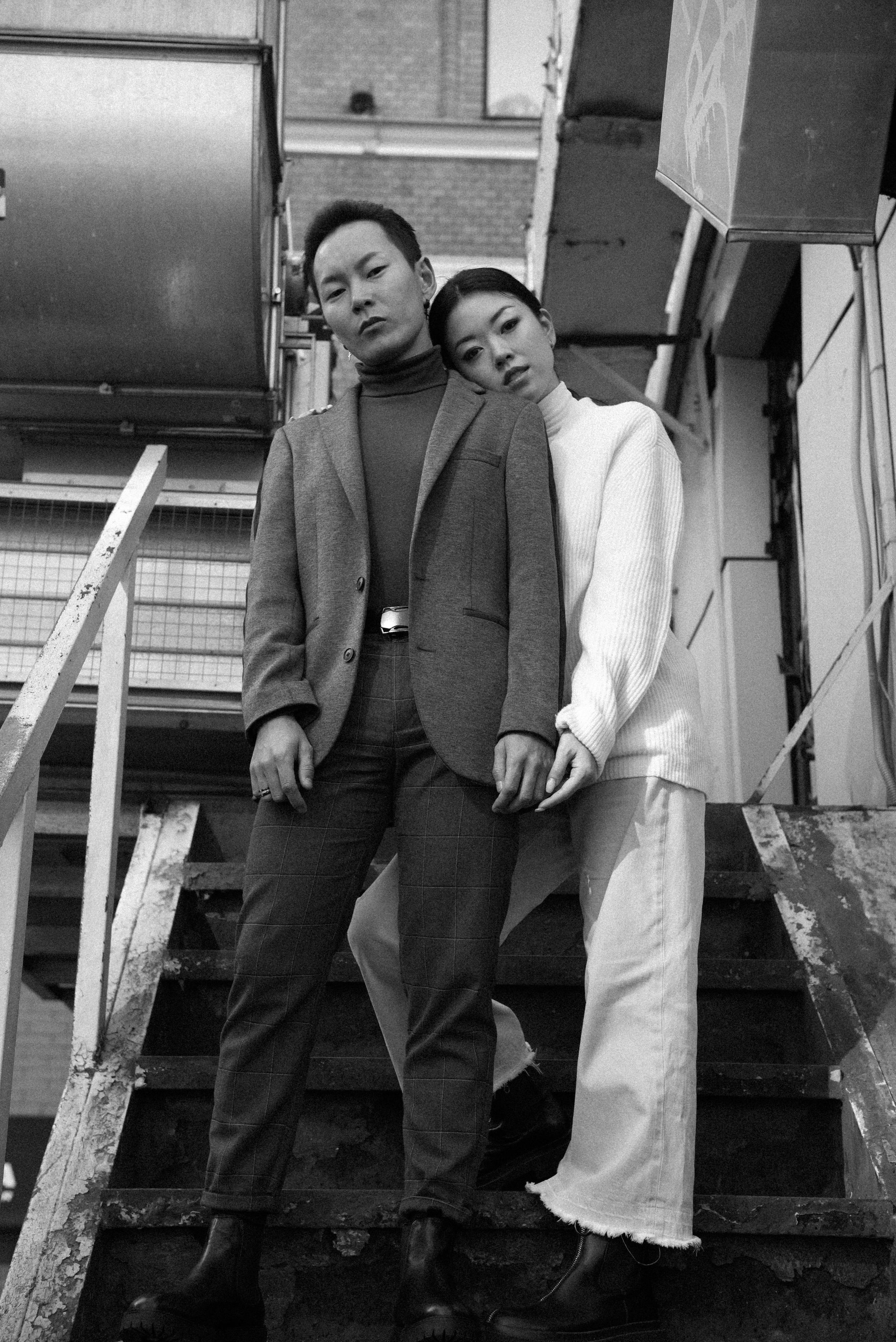 Денис и Александра, чб. Бренд-фотограф для экспертов и блогеров в Москве Влада Горбовская