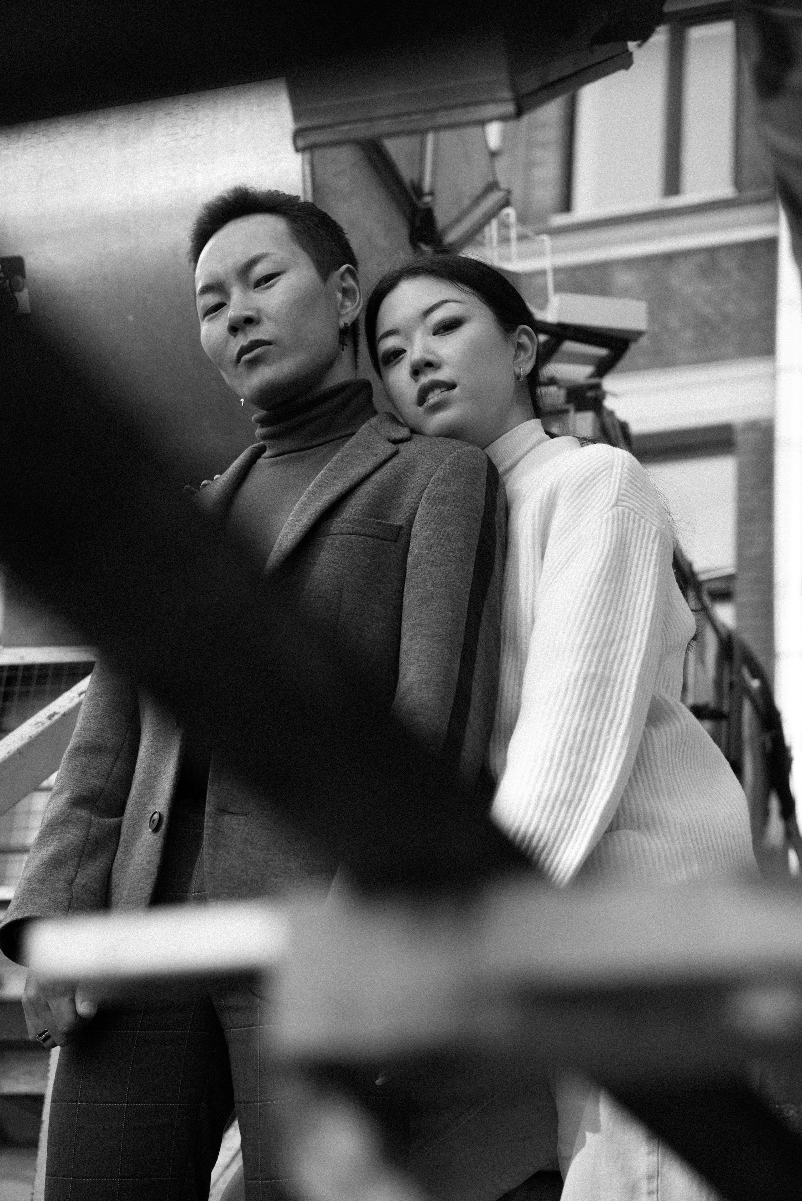 Денис и Александра, чб. Бренд-фотограф для экспертов и блогеров в Москве Влада Горбовская