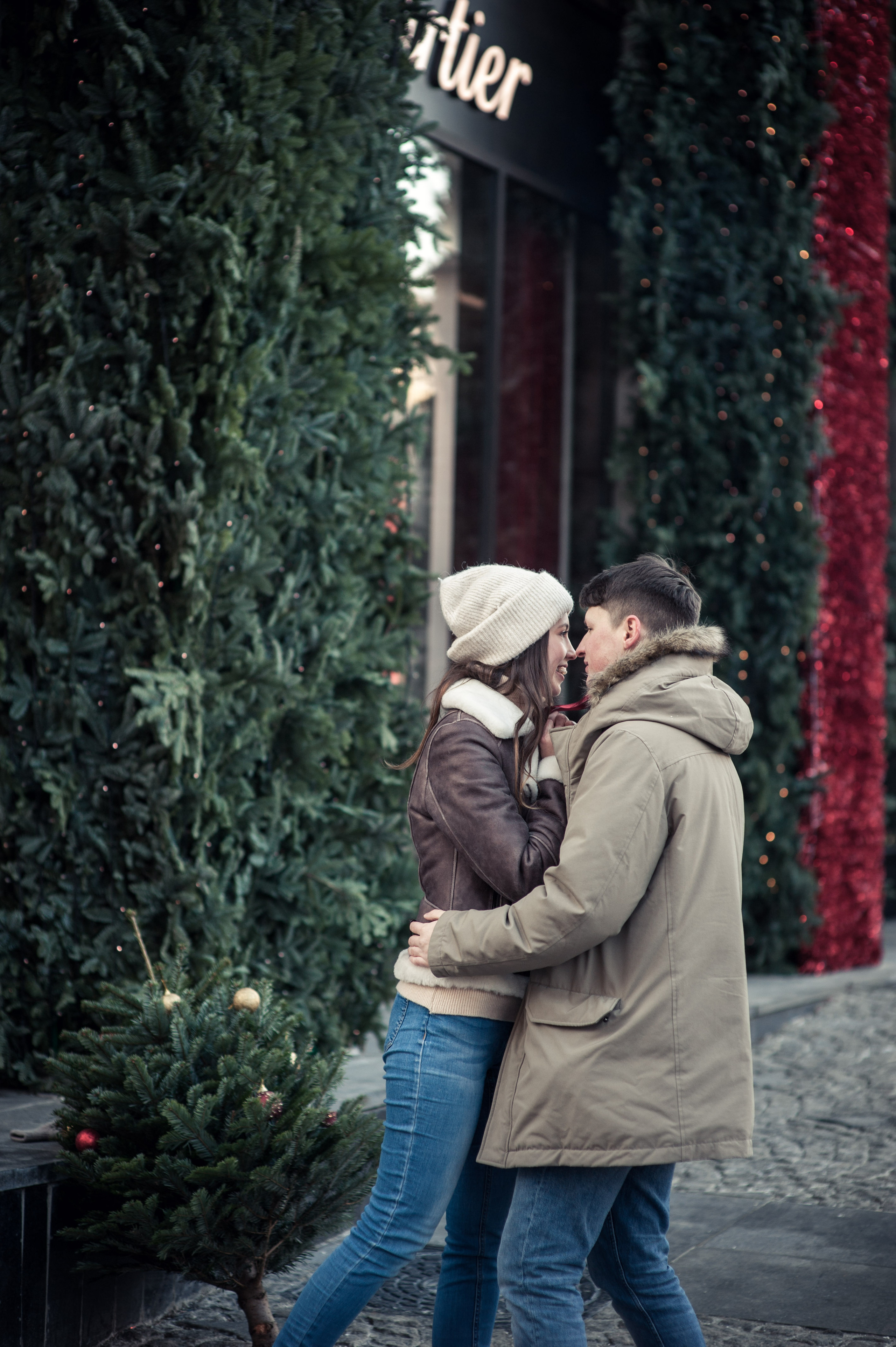 Роман и Валерия, Новый год на улицах. Бренд-фотограф для экспертов и блогеров в Москве Влада Горбовская