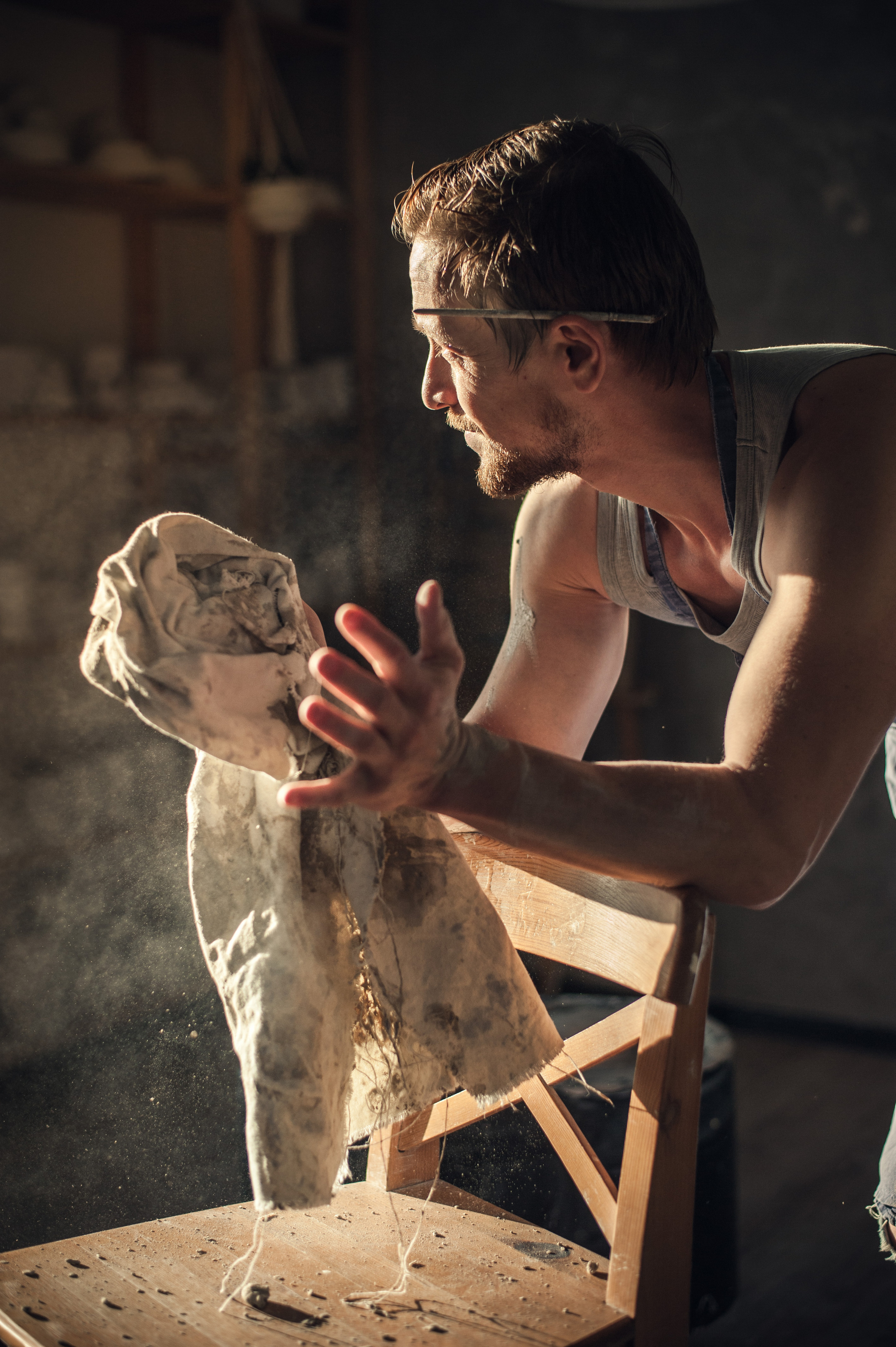 Денис, гончарная мастерская. Бренд-фотограф для экспертов и блогеров в Москве Влада Горбовская