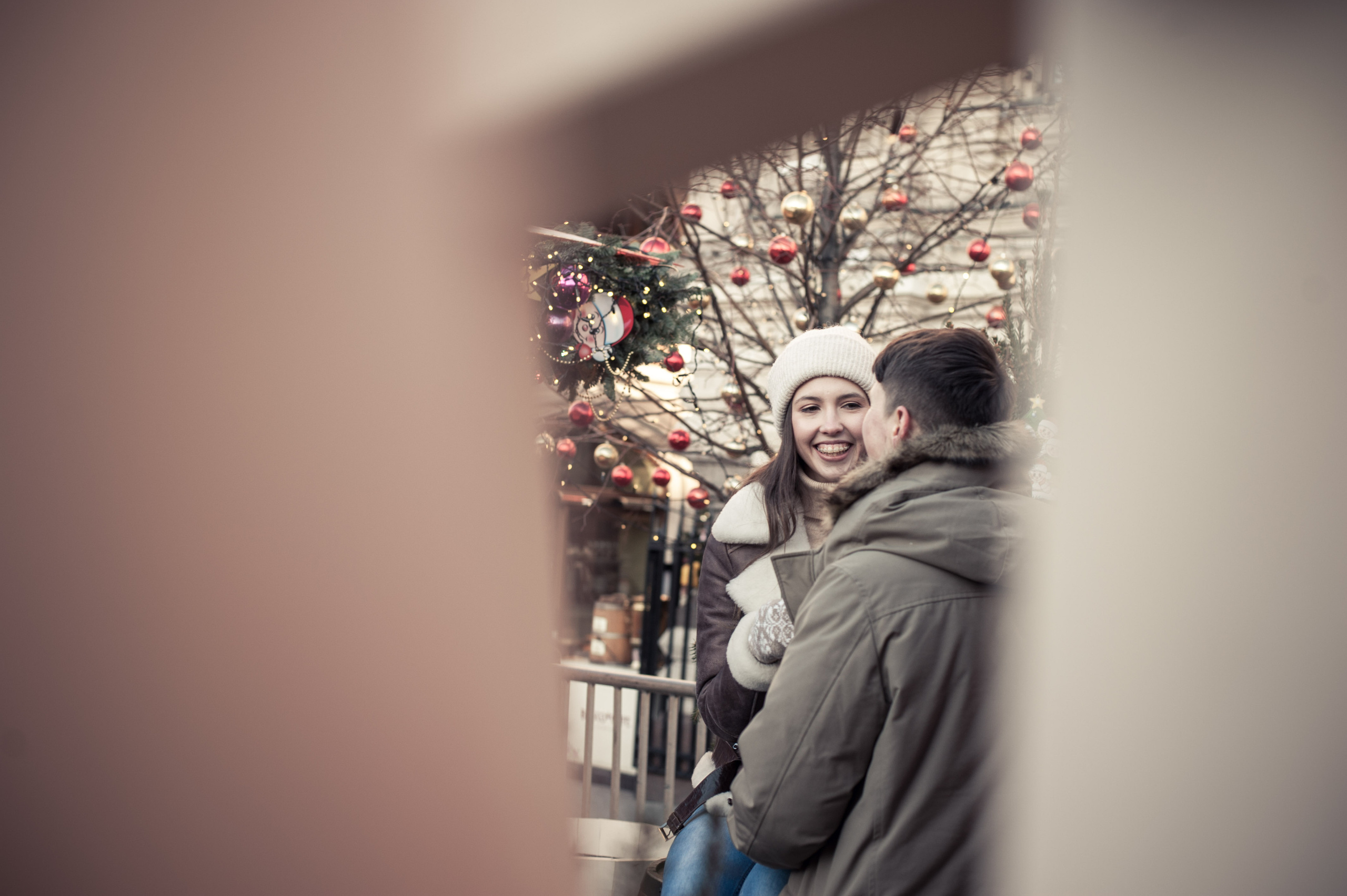 Роман и Валерия, Новый год на улицах. Бренд-фотограф для экспертов и блогеров в Москве Влада Горбовская