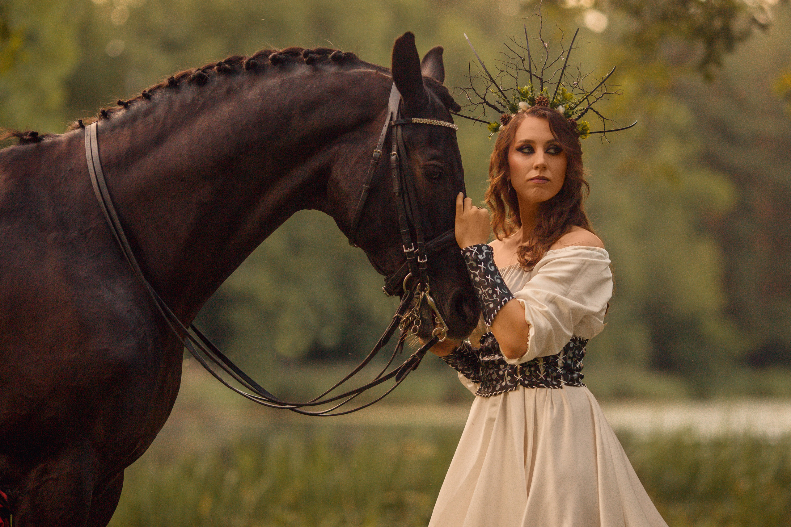Фотосессия с лошадью в парке СПб