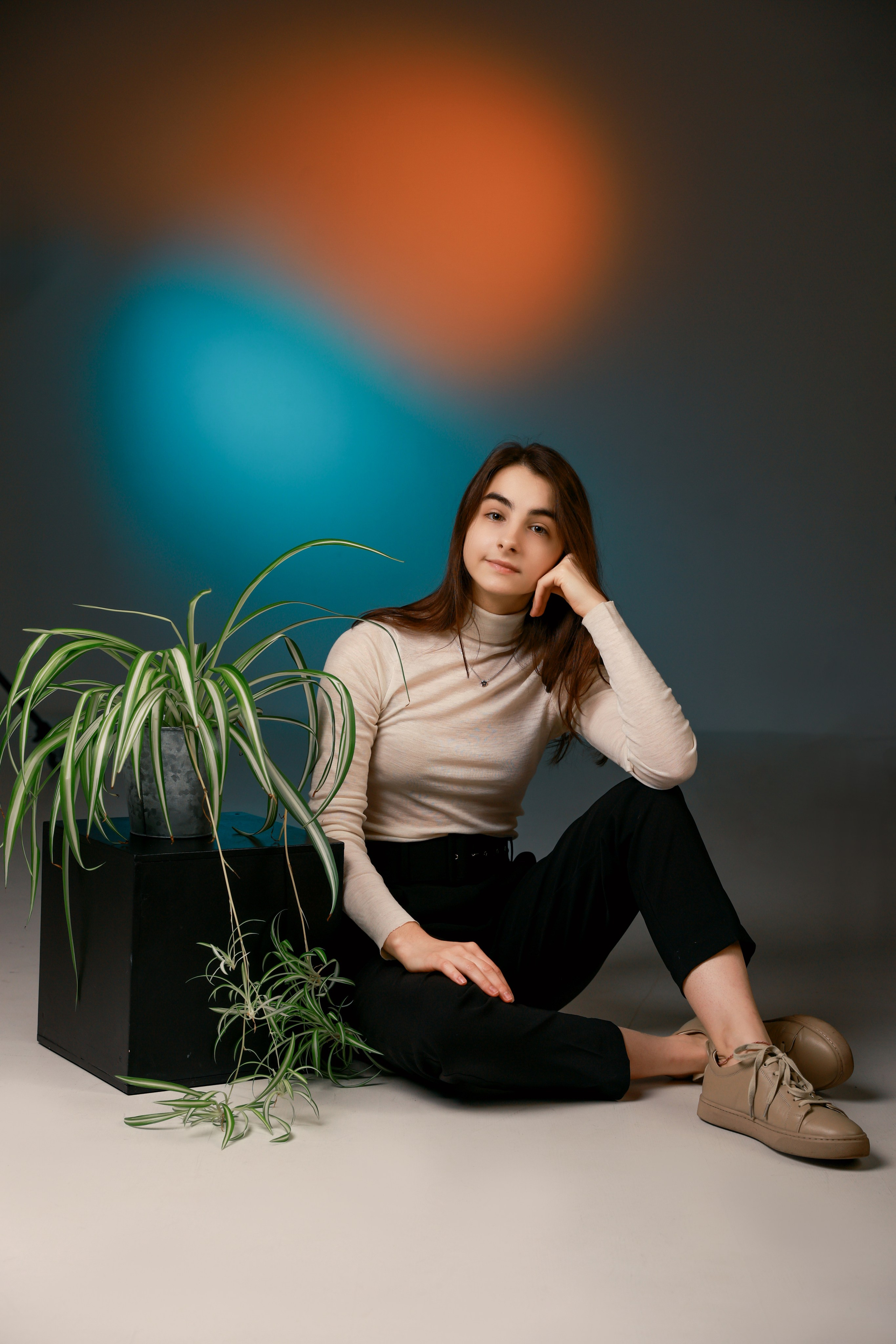 Фотосессия с цветным светом. Выпускные альбомы Евгении Виноградовой г. Липецк