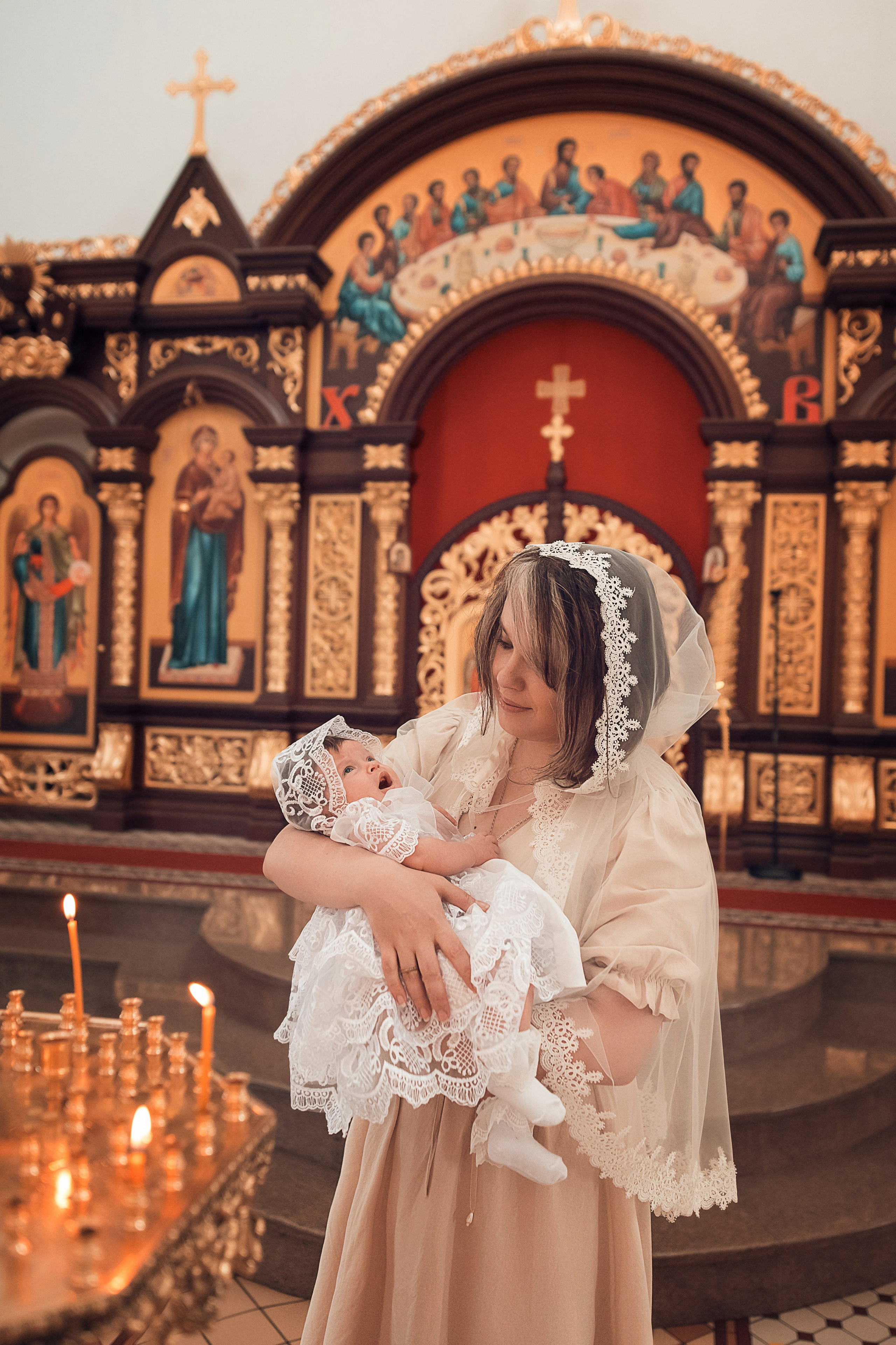 Крещение Устинии. Храм Преподобного Сергия Радонежского. Главная