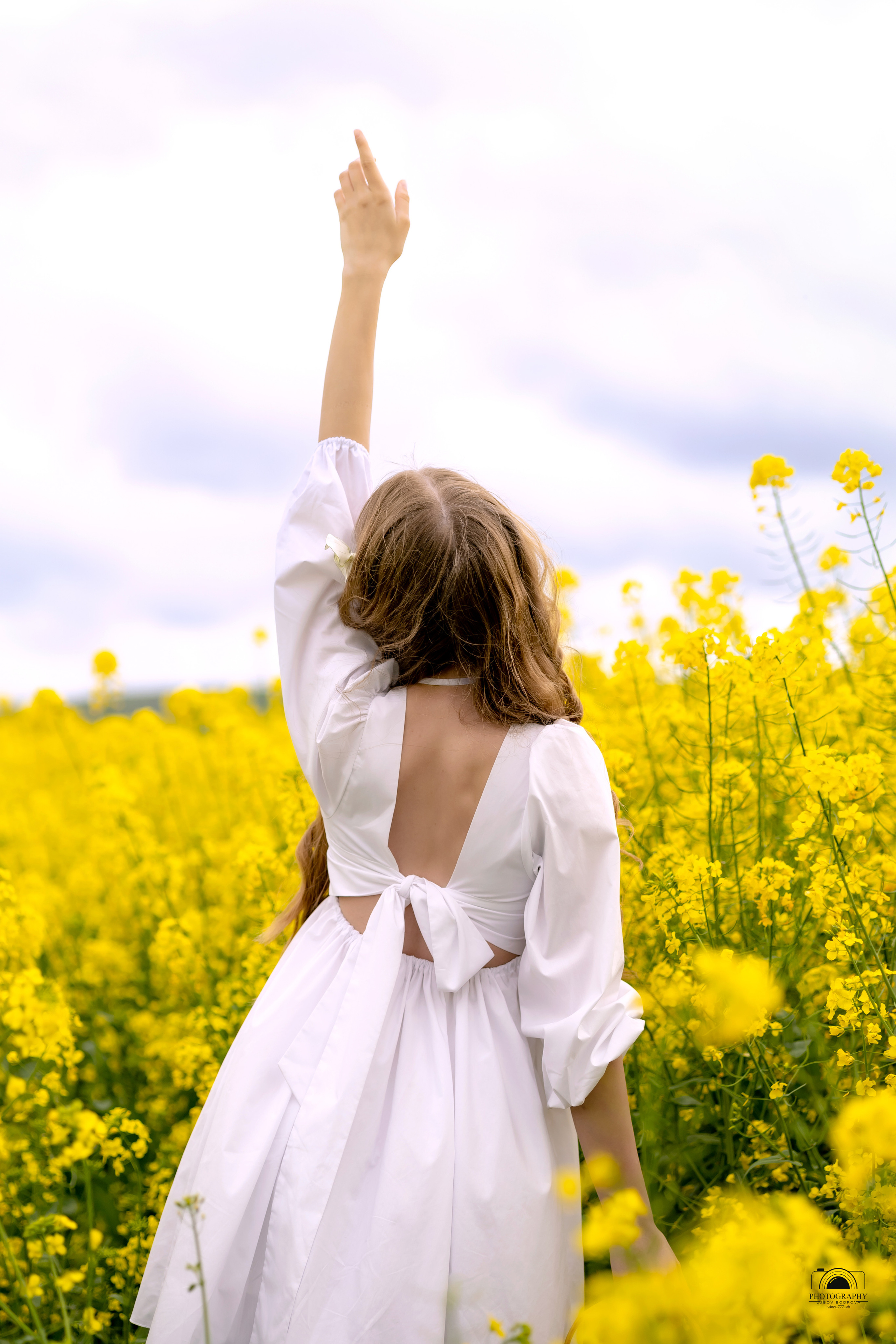 Ксения. Лето в рапсовом поле. Семейный и портретный фотограф в Геленджике Любовь Бодрова
