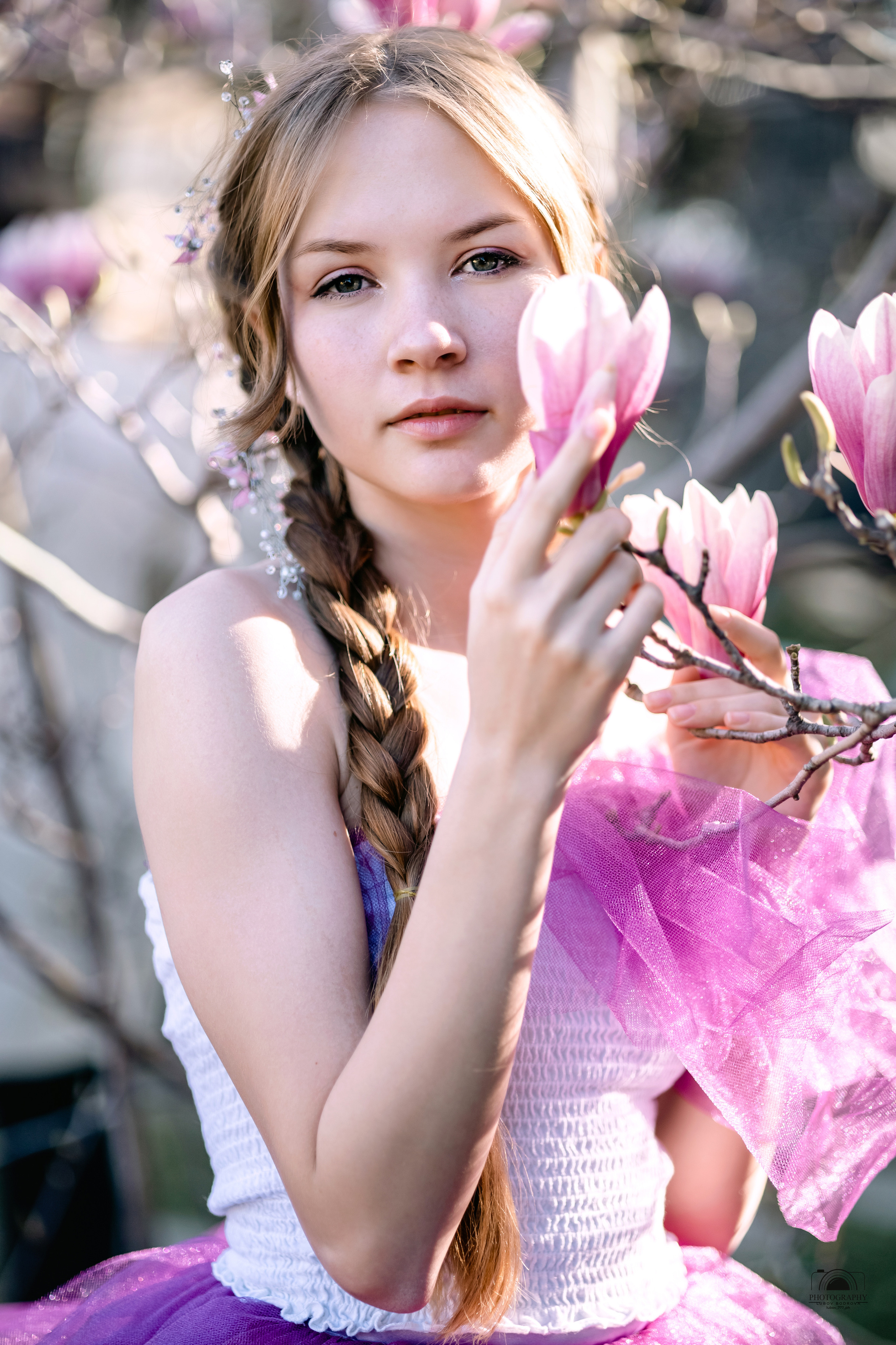 Ксения. Весна в Магнолиях. Семейный и портретный фотограф в Геленджике Любовь Бодрова