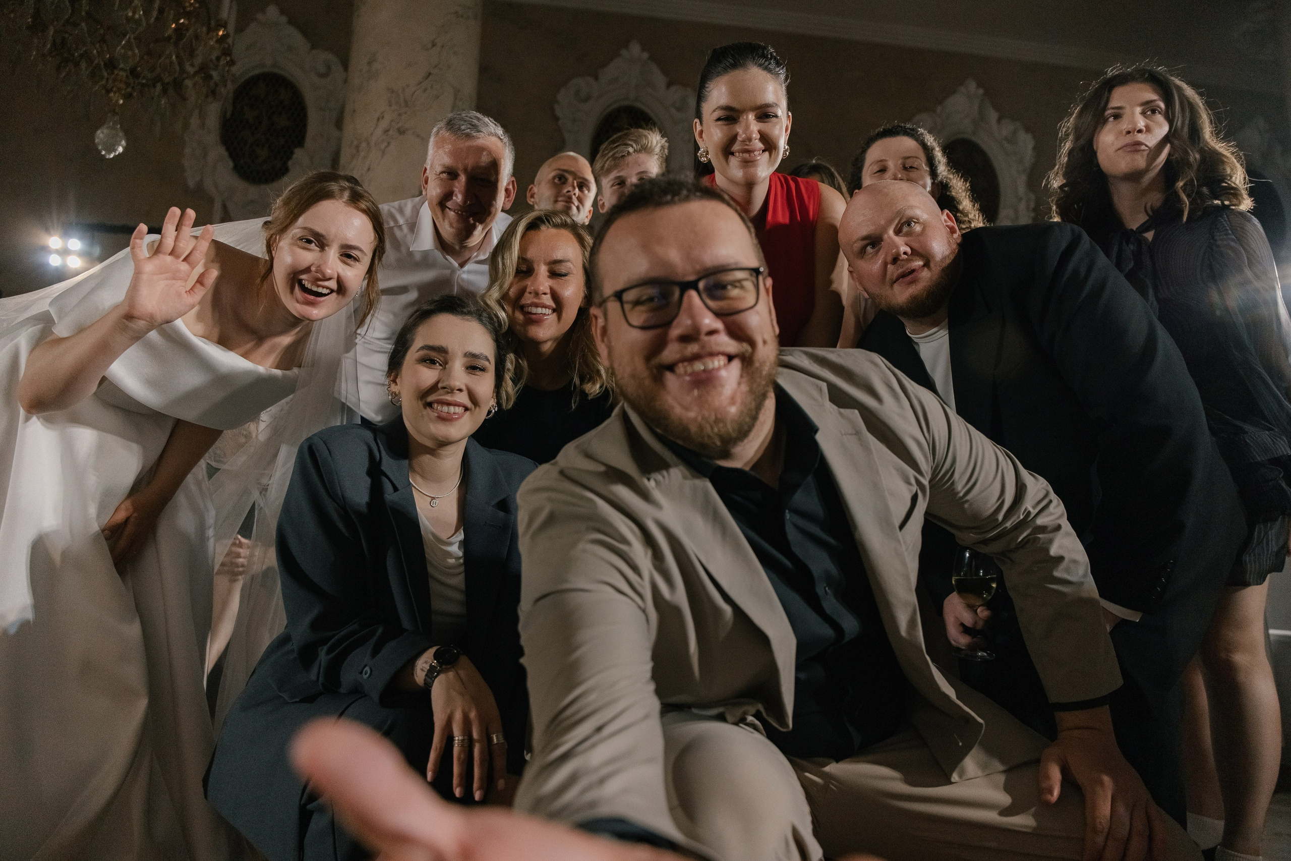 Свадебный банкет в отеле Хилтон Москва Ленинградская. Свадебный фотограф Москва