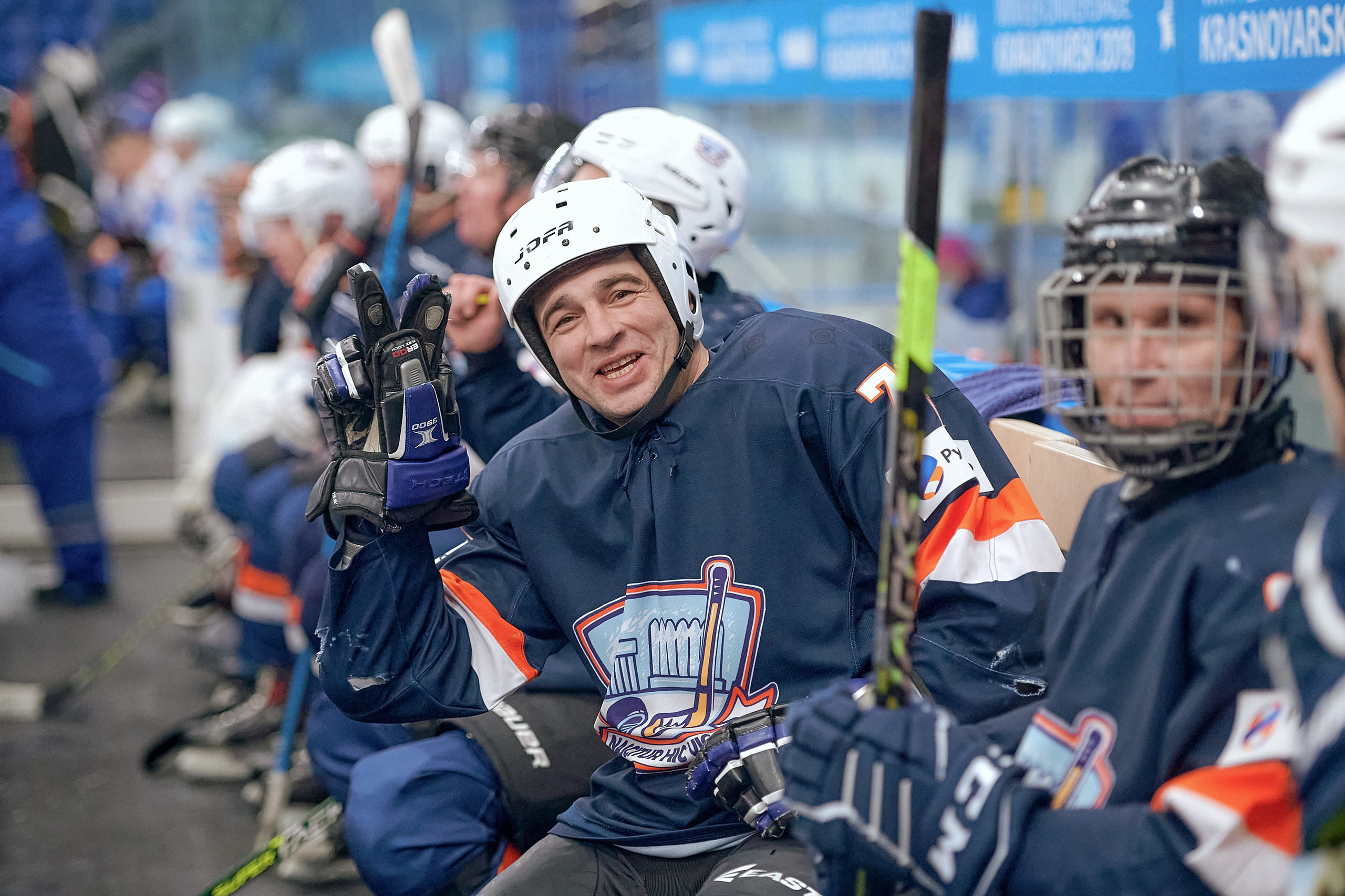 Портфолио репортажной фотосъёмки: Кристалл арена — Хоккей — РусГидро. Фотограф Яковлев Роман — Красноярск