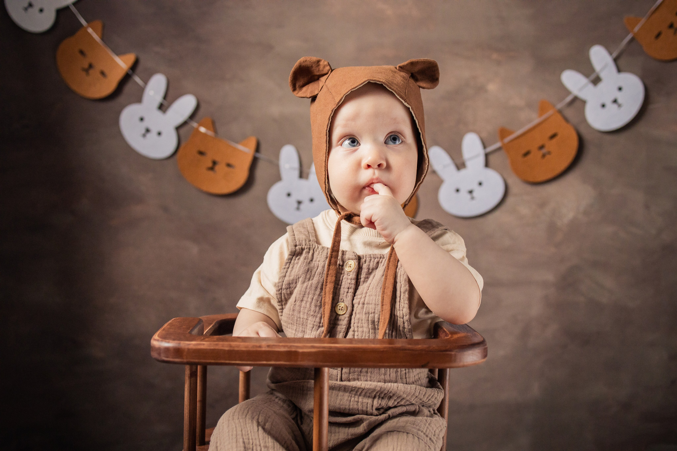 Мишка в стульчике. Детский и семейный фотограф в Пушкино, Мытищи, Москва Сергеева Светлана
