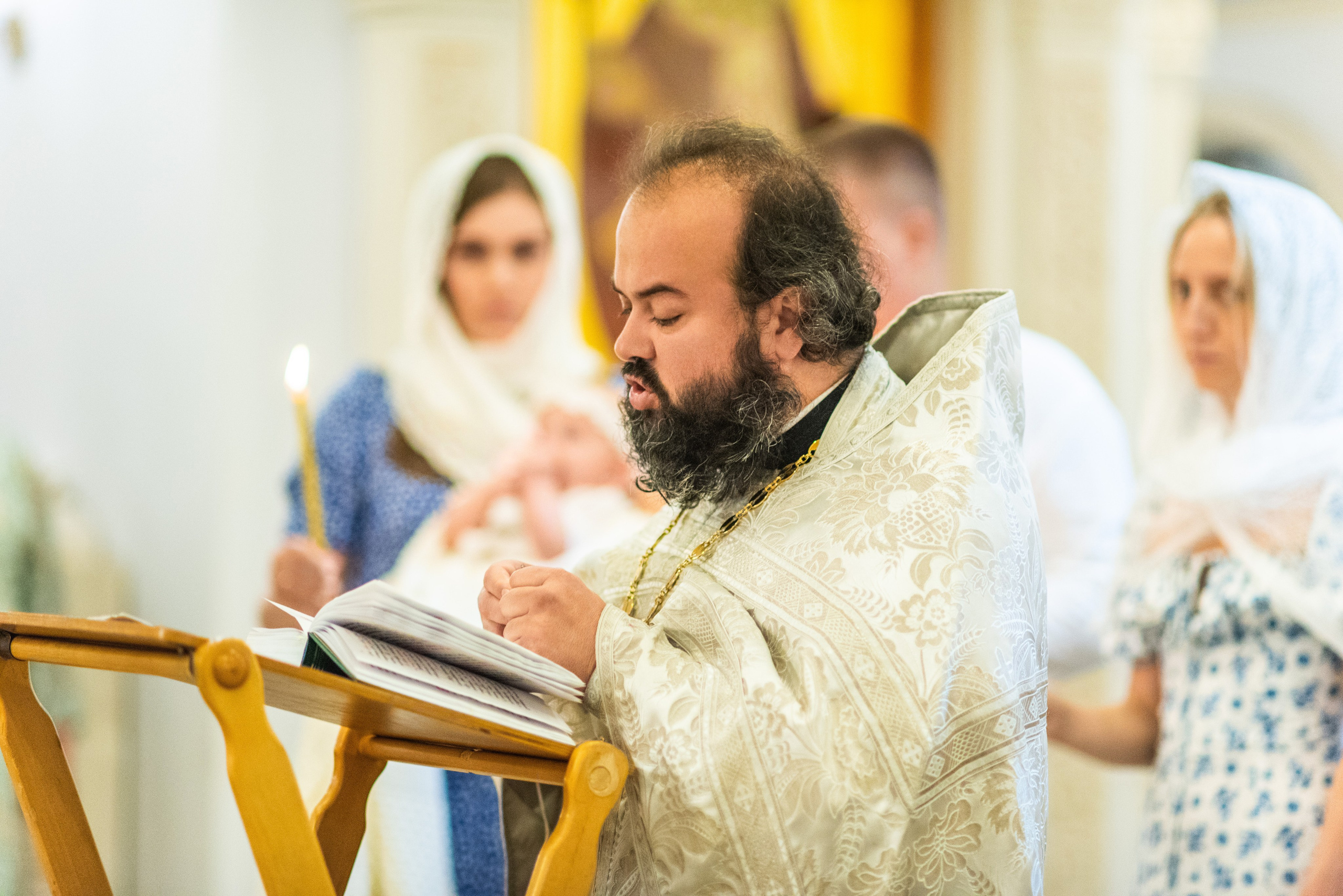 Крещении Ксении. Фотограф Юлия Попова