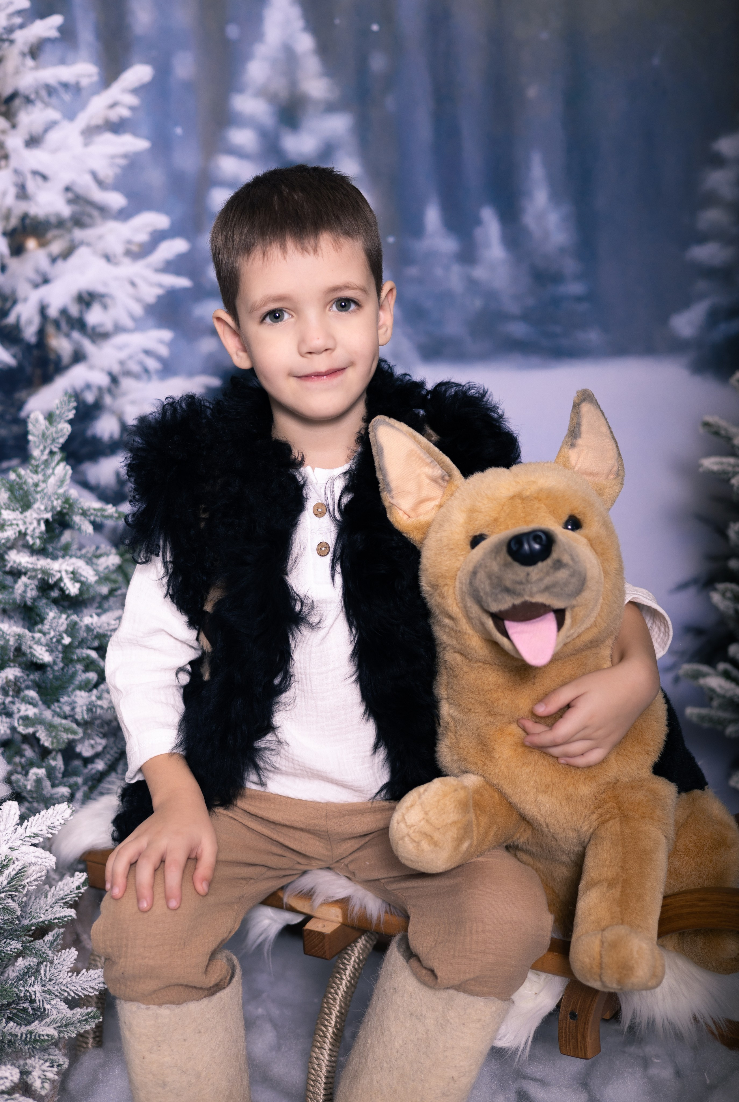 Зимний лес. Детский фотограф г. Казань — Анастасия Фурман