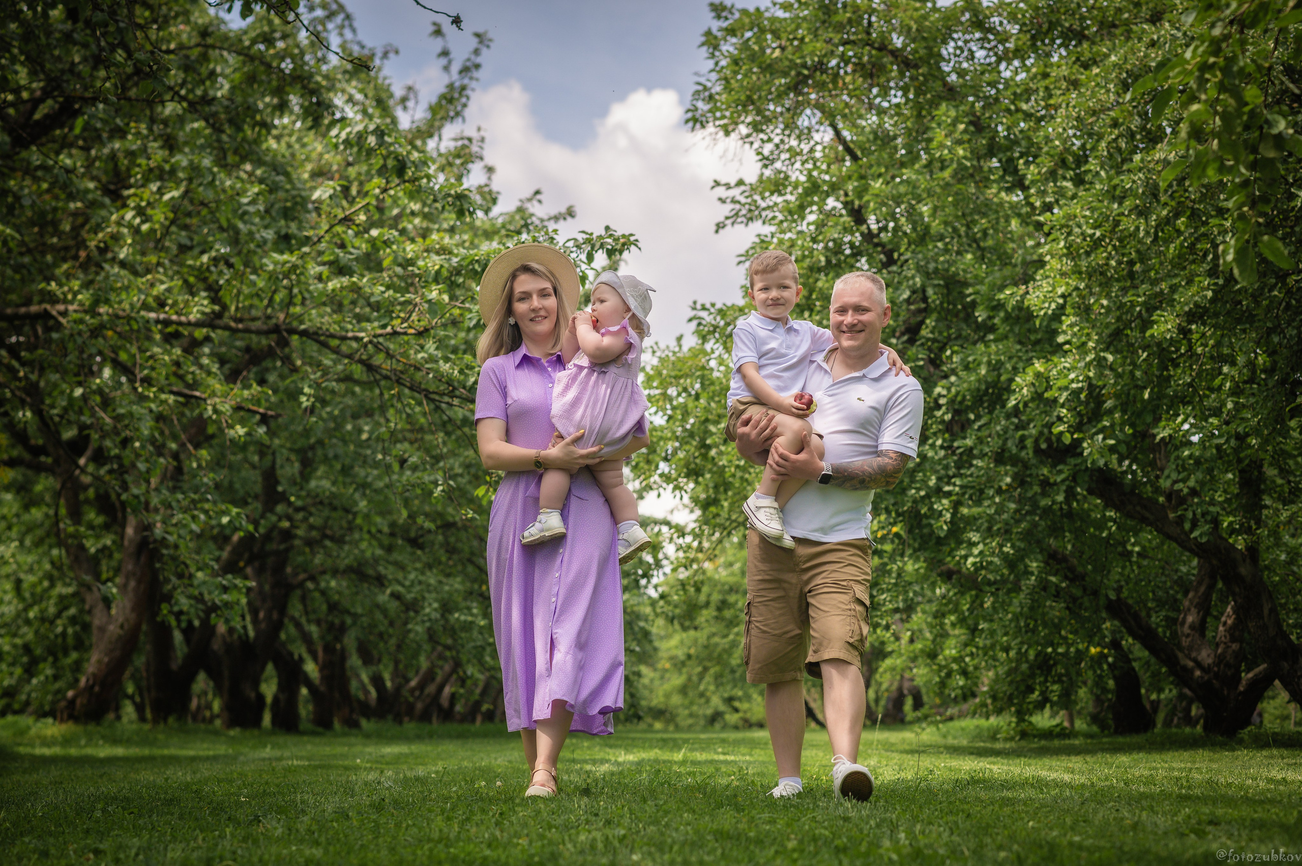 Семейная фотосессия в Москве. Портретный фотограф в Москве Александр Зубков