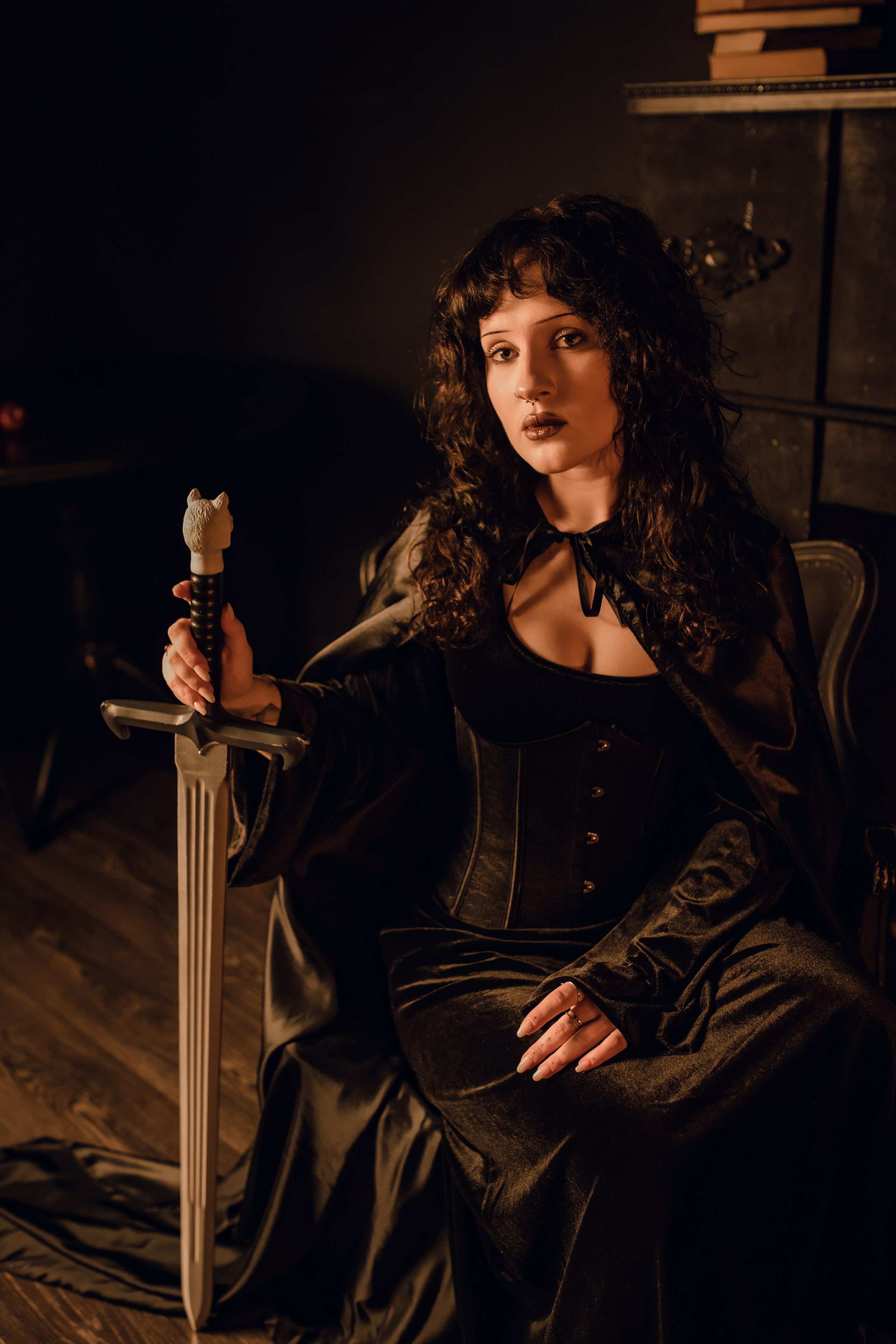 Женская портретная фотосессия, игра образов