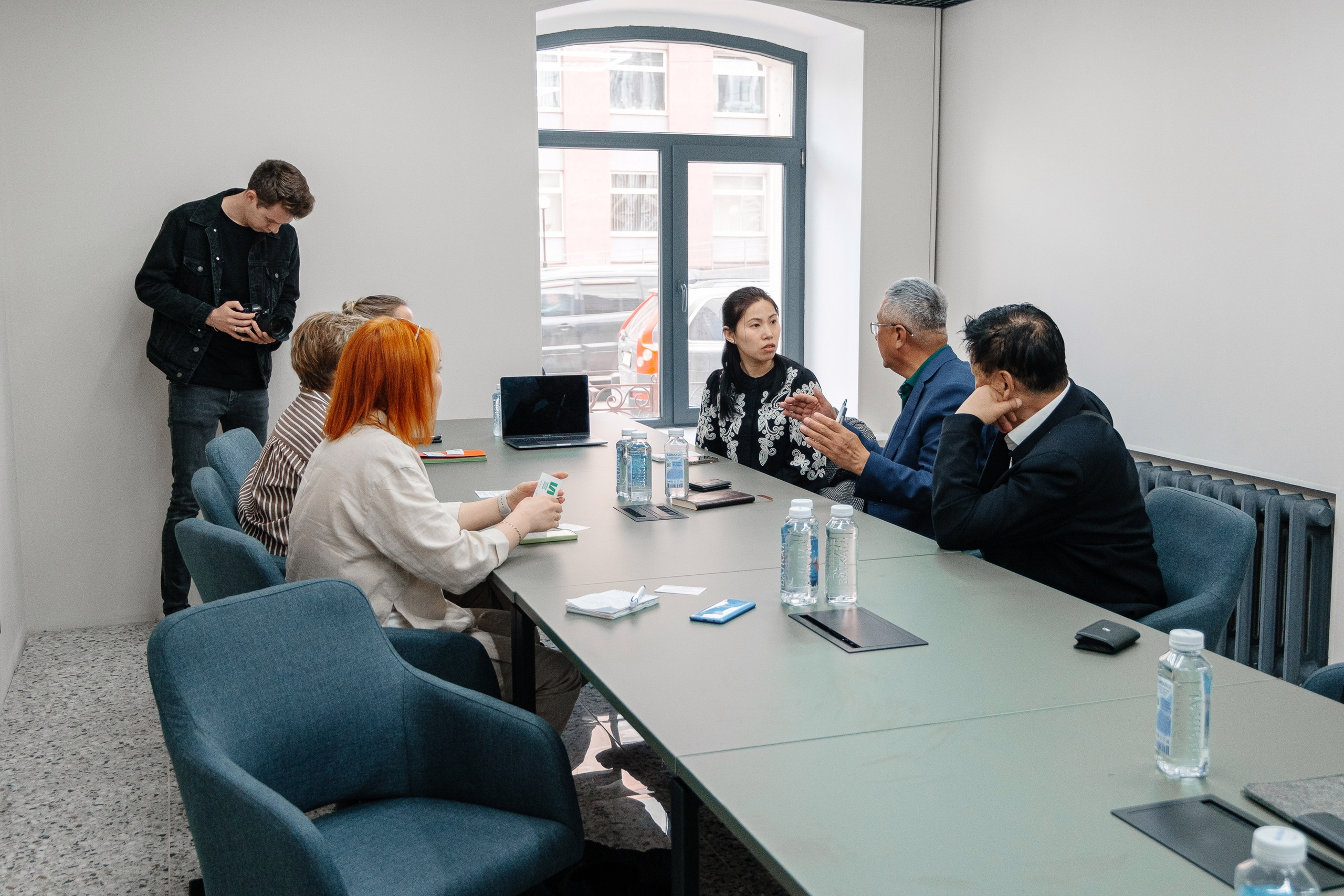 Делегация Китая в Ивановской текстильной компании