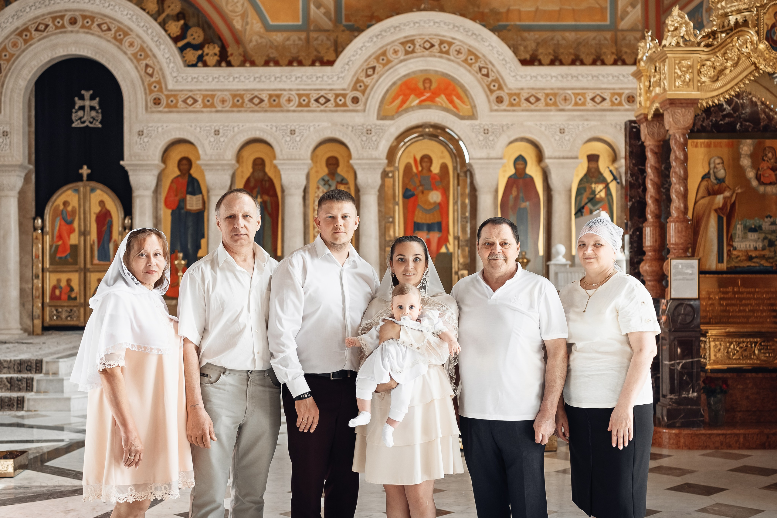 Храм Угрешского. Крещение на Вербное. Церковный фотограф на Таинство Крещения и Венчания в Оренбурге и Оренбургской области Екатерина Белкина