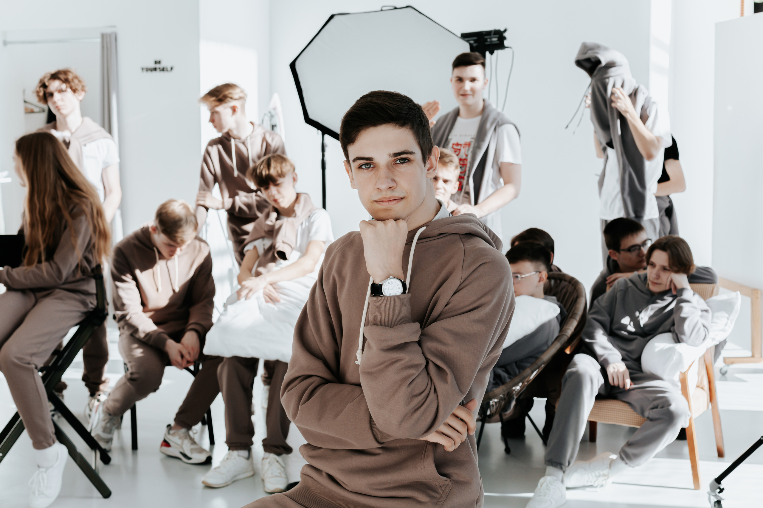 Фотосессия выпускного класса в студии. Свадебный фотограф в Витебске Дмитрий Кувшинов