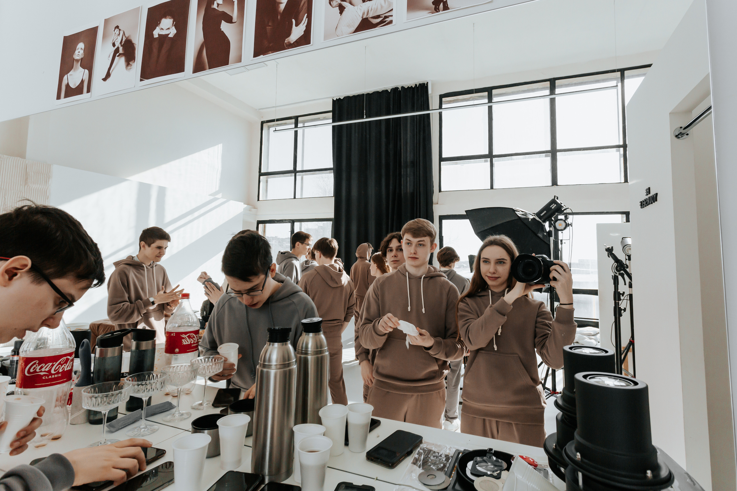 Фотосессия выпускного класса в студии. Свадебный фотограф в Витебске Дмитрий Кувшинов